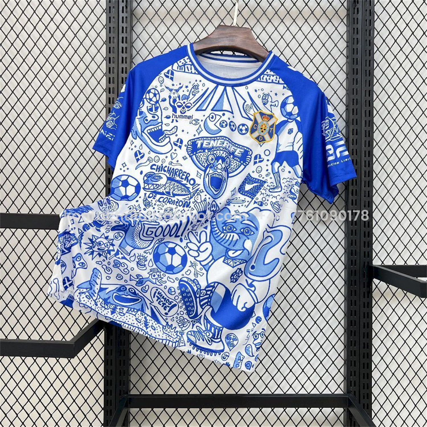 UltraTrikot-Tenerife 25-26 Blue Graffiti Special Edition Jersey - Fans Version