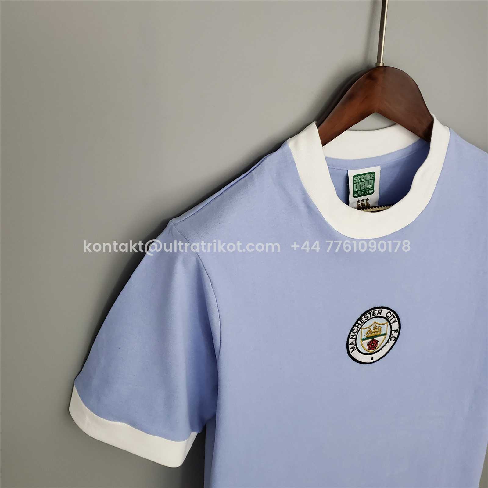 UltraTrikot-Retro Manchester City 1971-74 Home Jersey