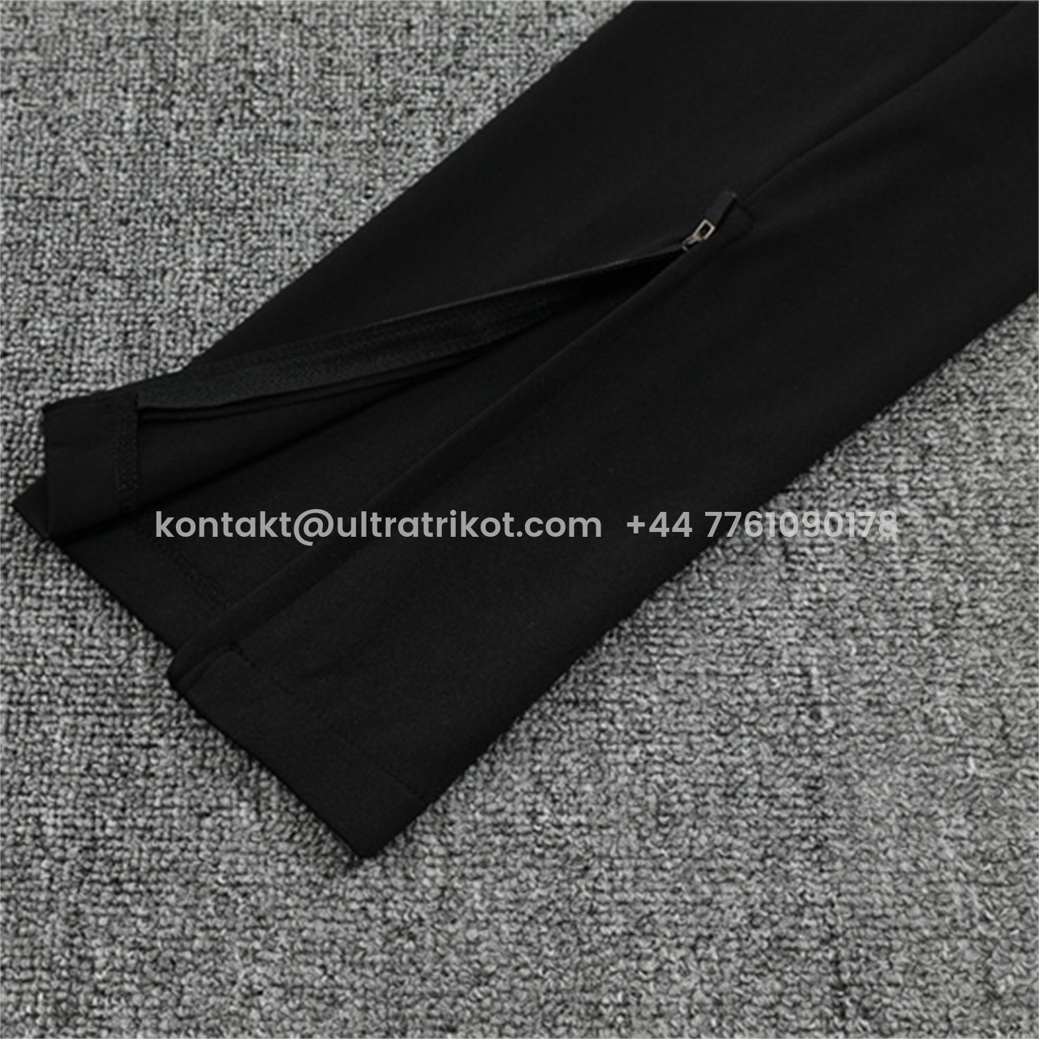 UltraTrikot-Manchester City 25-26 Kids Long Sleeve Training Set - Black Top & Black Pants