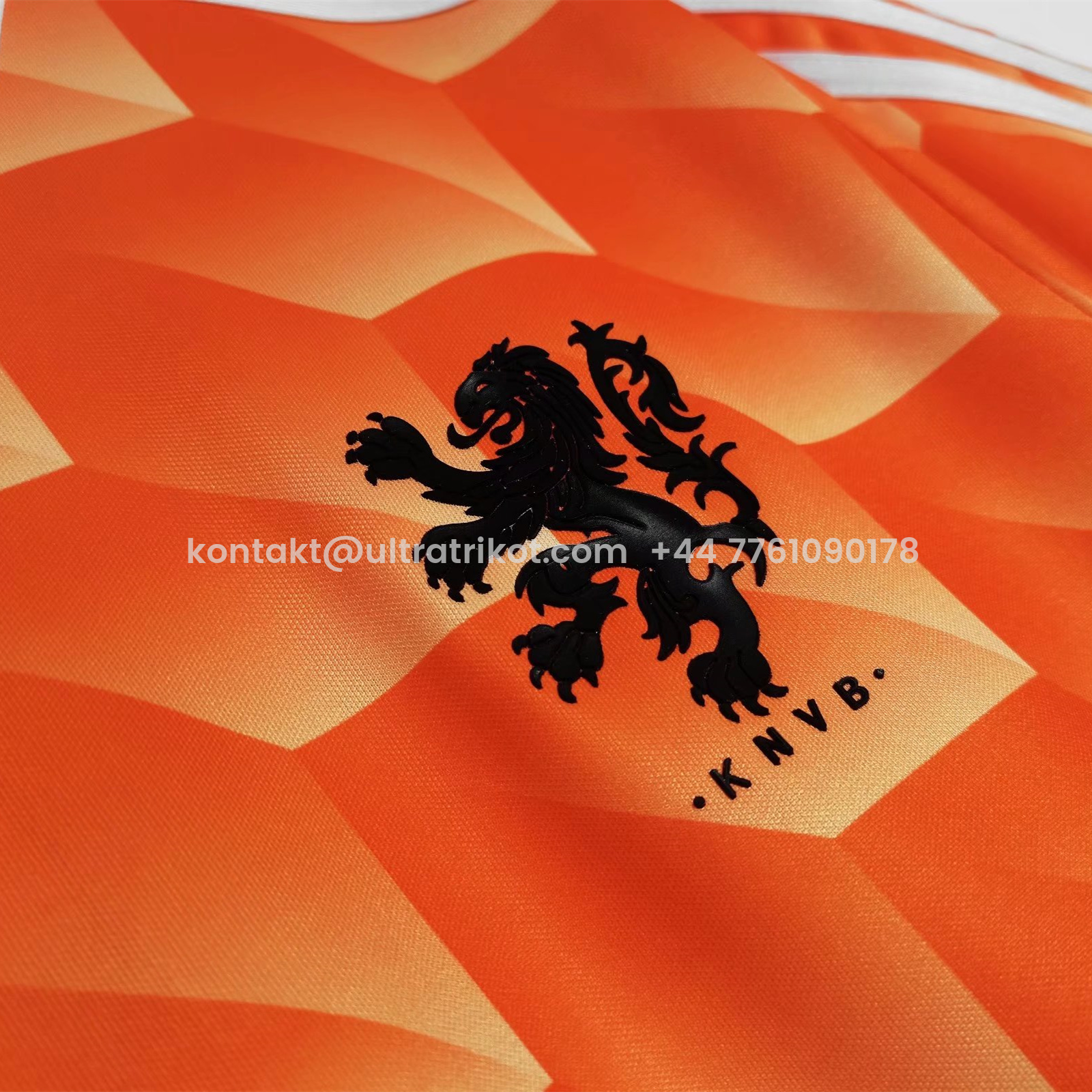 UltraTrikot-Retro Netherlands 1988 Orange Training Jersey