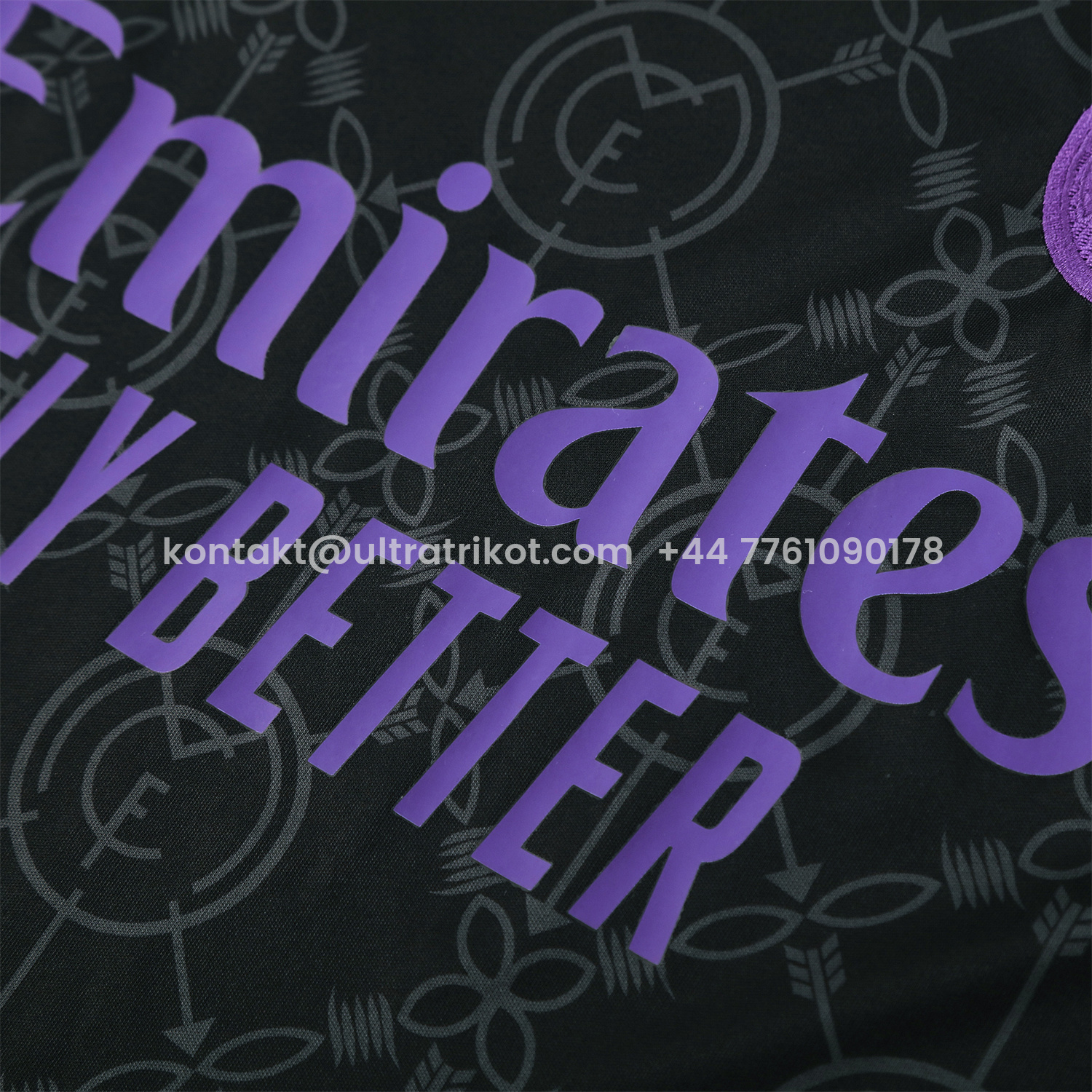 UltraTrikot-Real Madrid 25-26 Short-Sleeve Training Set - Blue Edge Black Top & Black Shorts