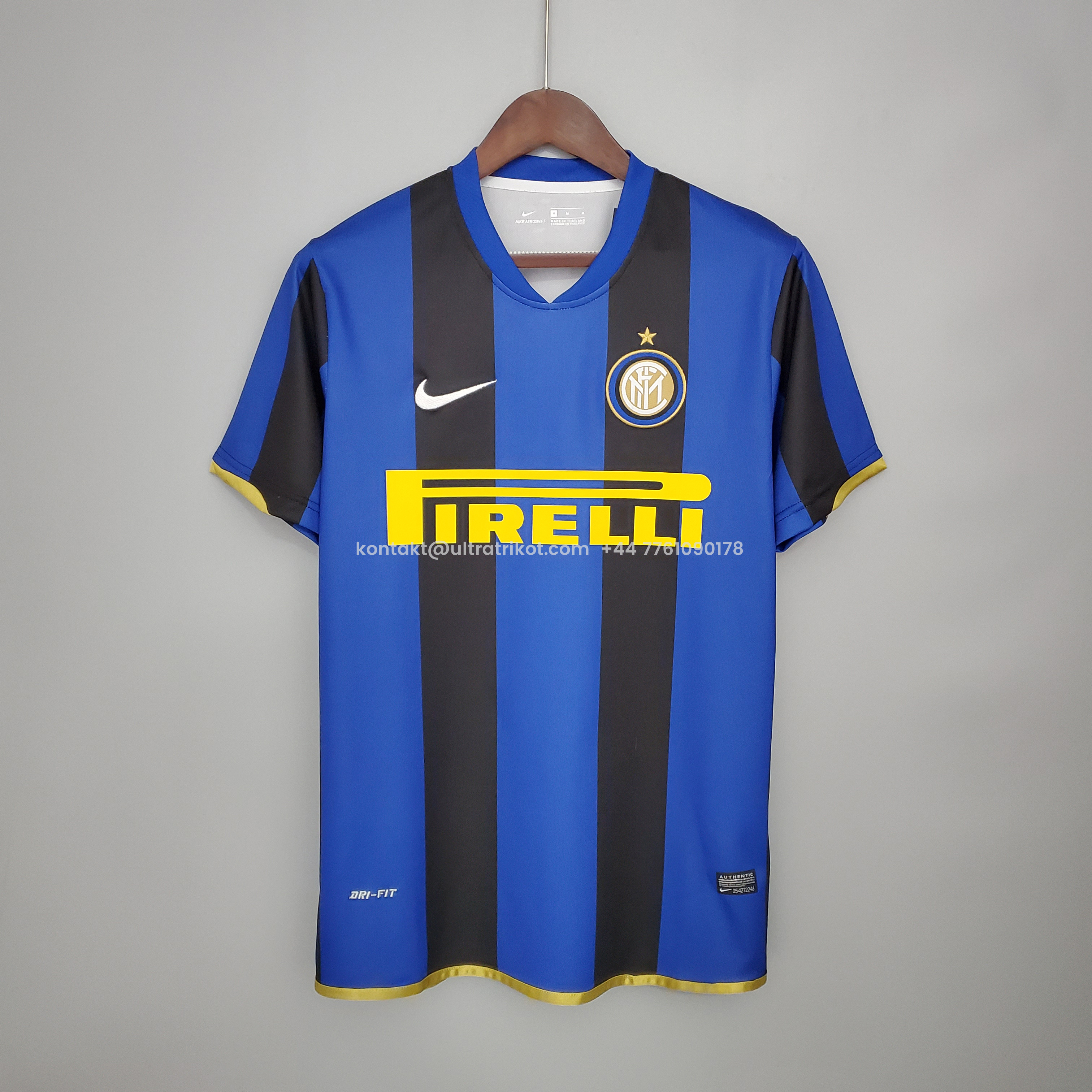 UltraTrikot-Retro Inter Milan 08-09 Home Stadium Jersey