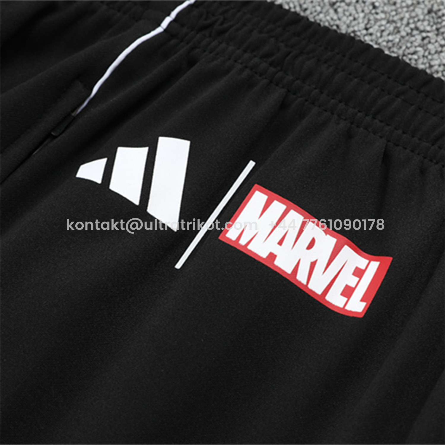 UltraTrikot-Real Madrid 25-26 Kids Long Sleeve Training Set - White Top & Black Pants