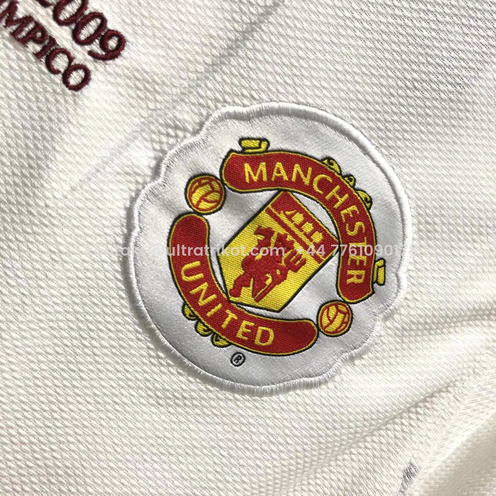 UltraTrikot-Retro Manchester United 08-09 Away Long Sleeve Jersey - Champions League Final Version