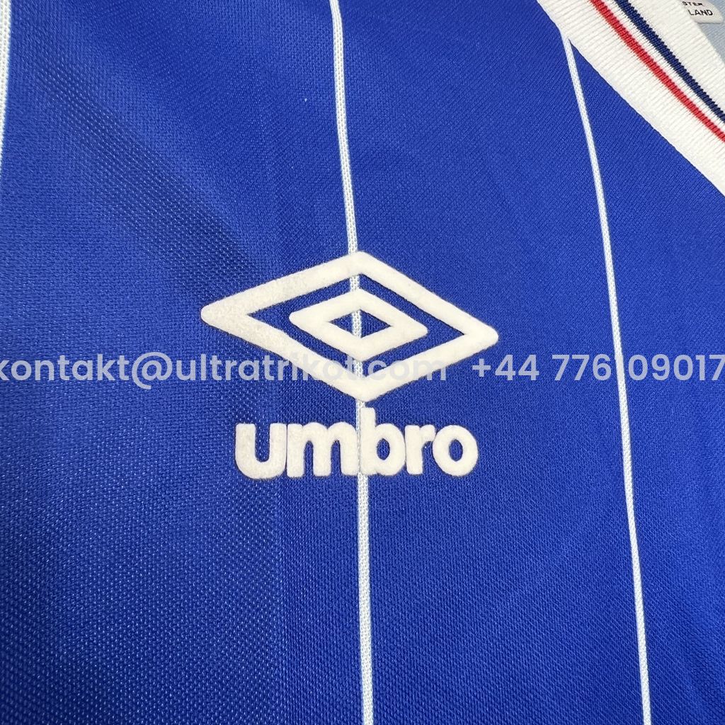 UltraTrikot-Retro Glasgow Rangers 1982-83 Home Stadium Jersey