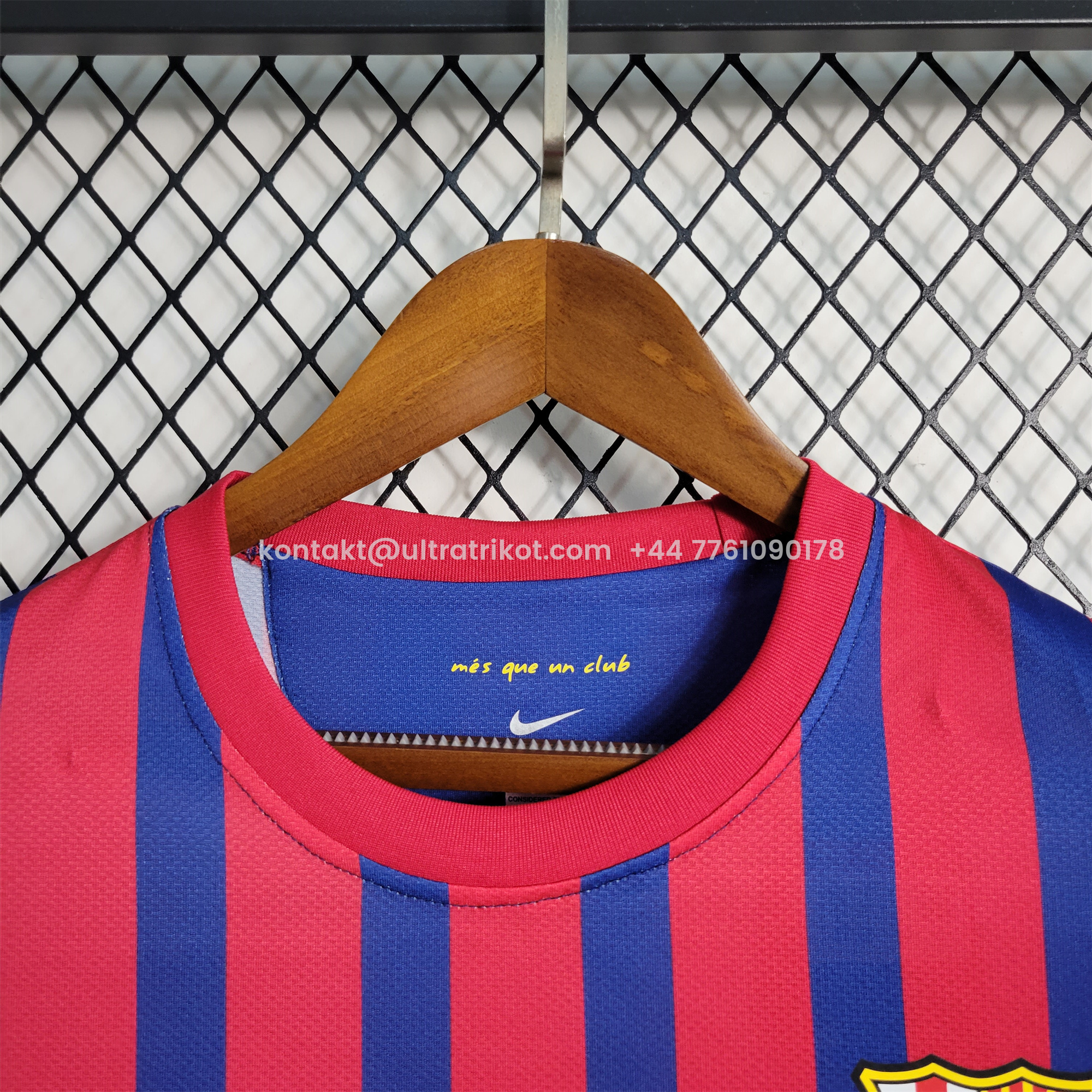 UltraTrikot-Retro Barcelona 11-12 Home Stadium Long Sleeve Jersey