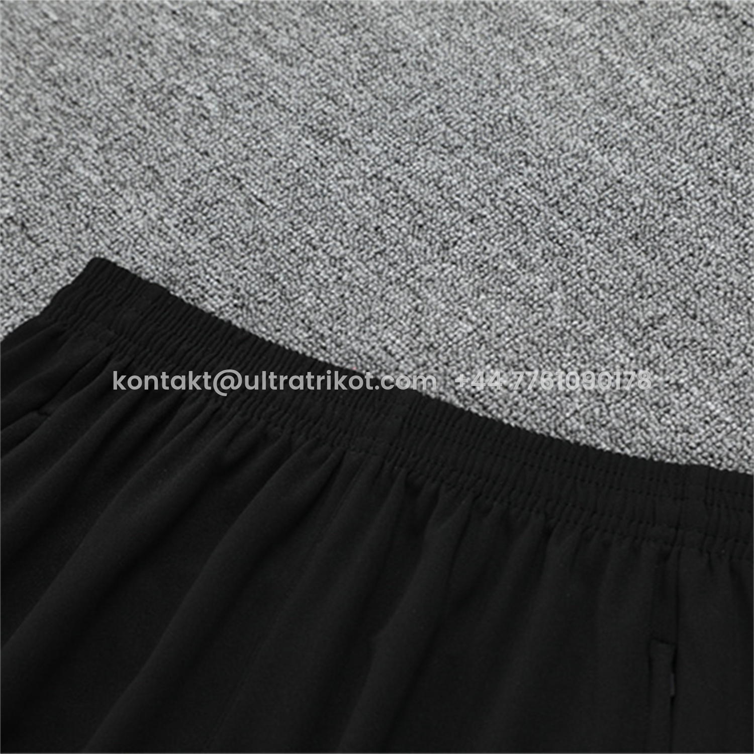 UltraTrikot-Manchester City 25-26 Kids Long Sleeve Training Set - Black Top & Black Pants