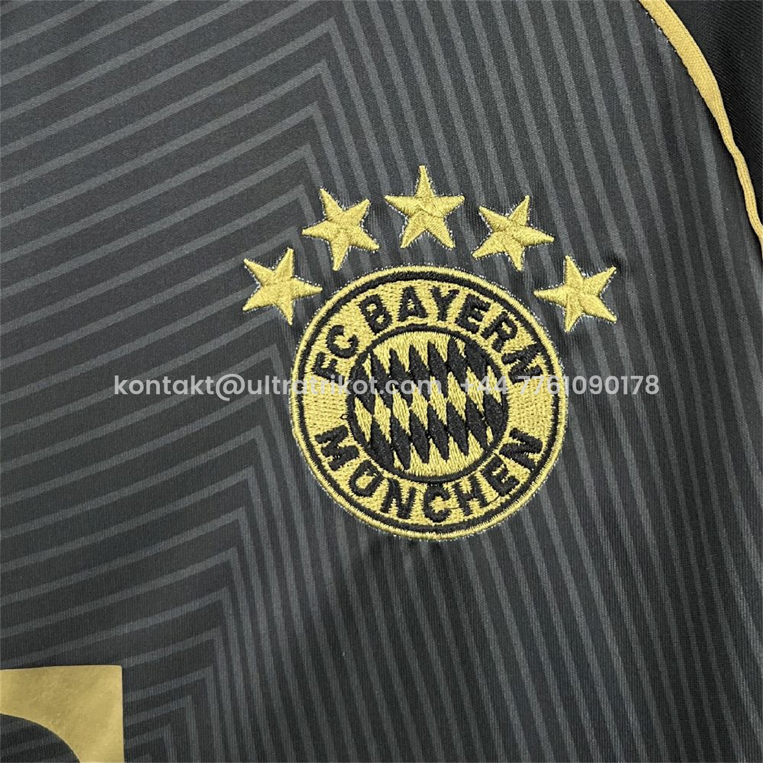 UltraTrikot-Bayern Munich 25-26 Black Gold Special Edition Jersey - Fans Version