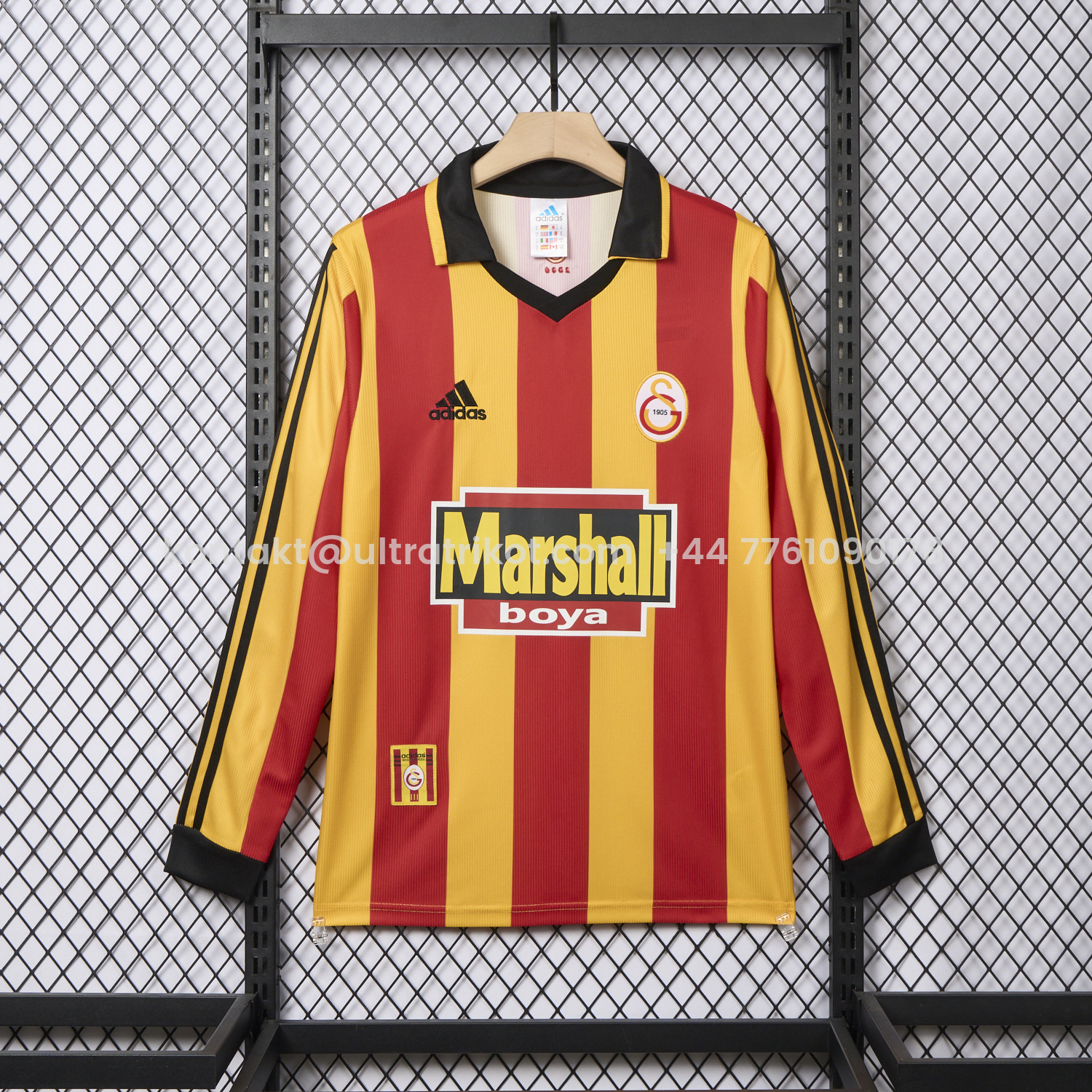 UltraTrikot-Retro Galatasaray 1999-00 Home Long Sleeves Jersey