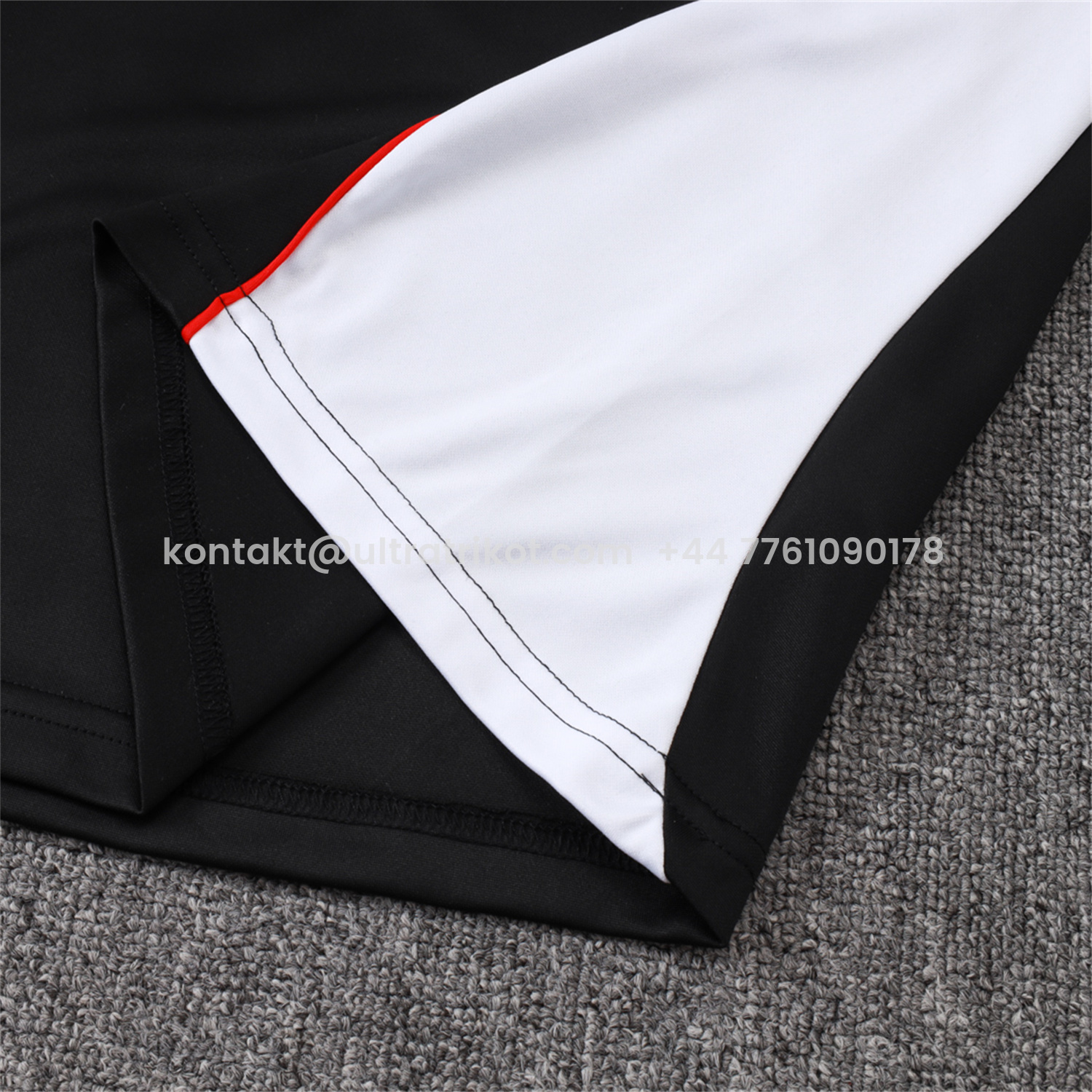 UltraTrikot-Bayern Munich 25-26 Long Sleeves Training Set - Black Top & Pants with Orange Badge