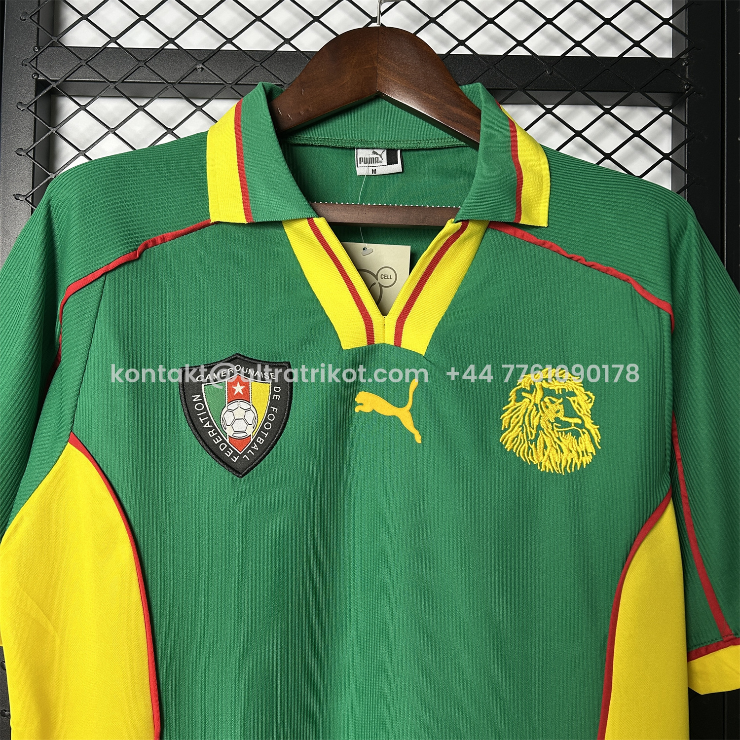 UltraTrikot-Retro Cameroon 1998 Home Jersey