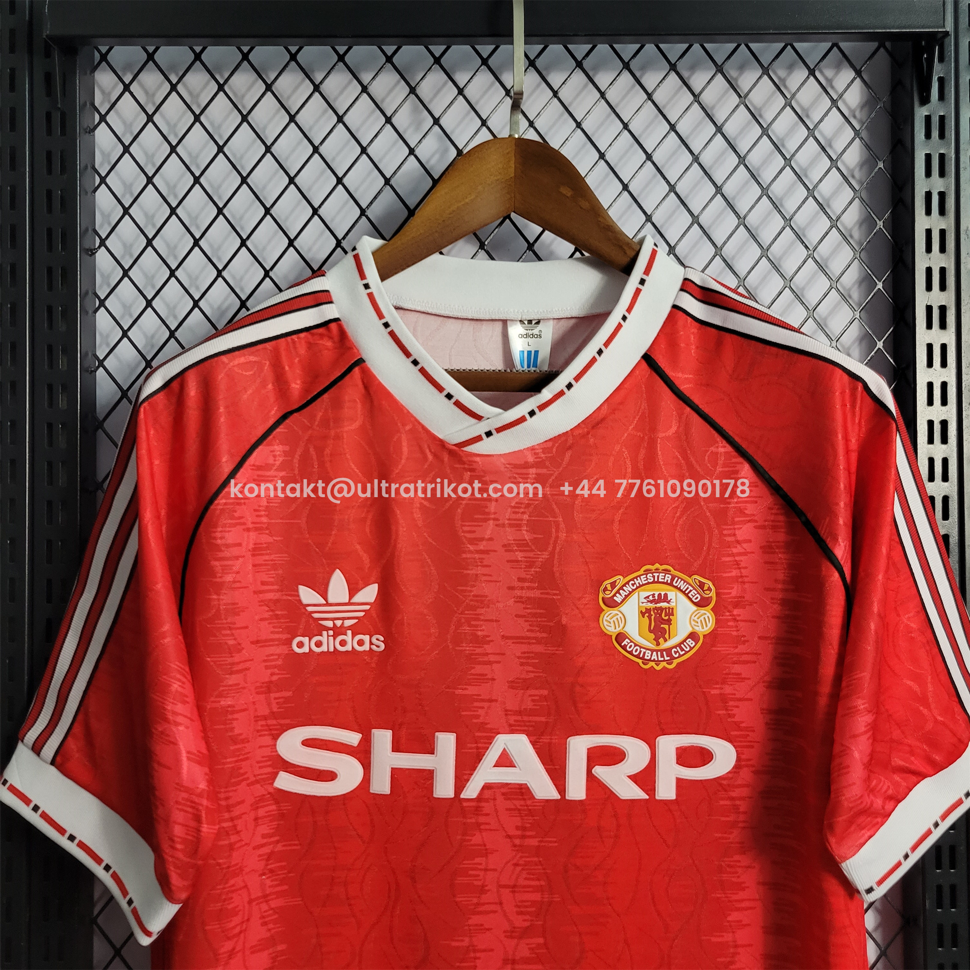 UltraTrikot-Retro Manchester United 90-92 Home Stadium Jersey