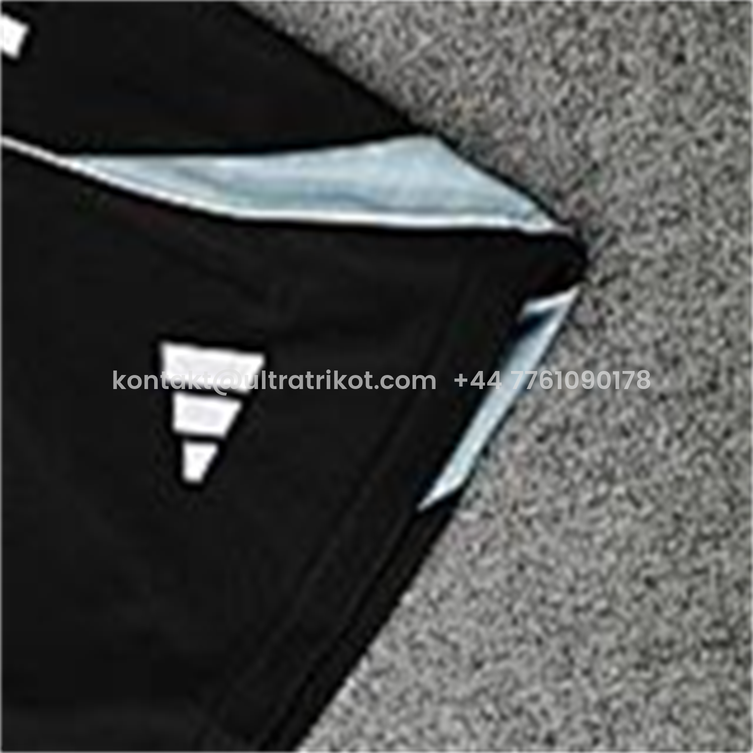 UltraTrikot-Real Madrid 25-26 Vest Training Set - Black And Light Grey Vest & Black Shorts