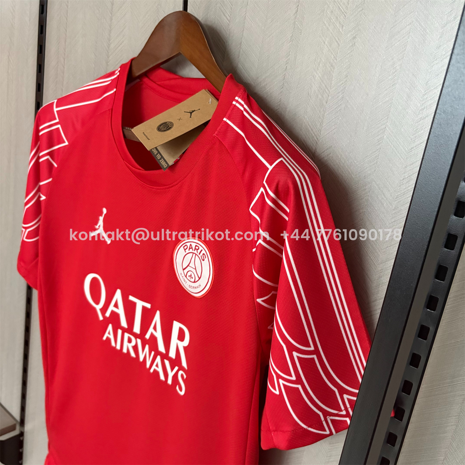 UltraTrikot-Paris Saint-Germain PSG 25-26 Red Training Jersey - Fans Version
