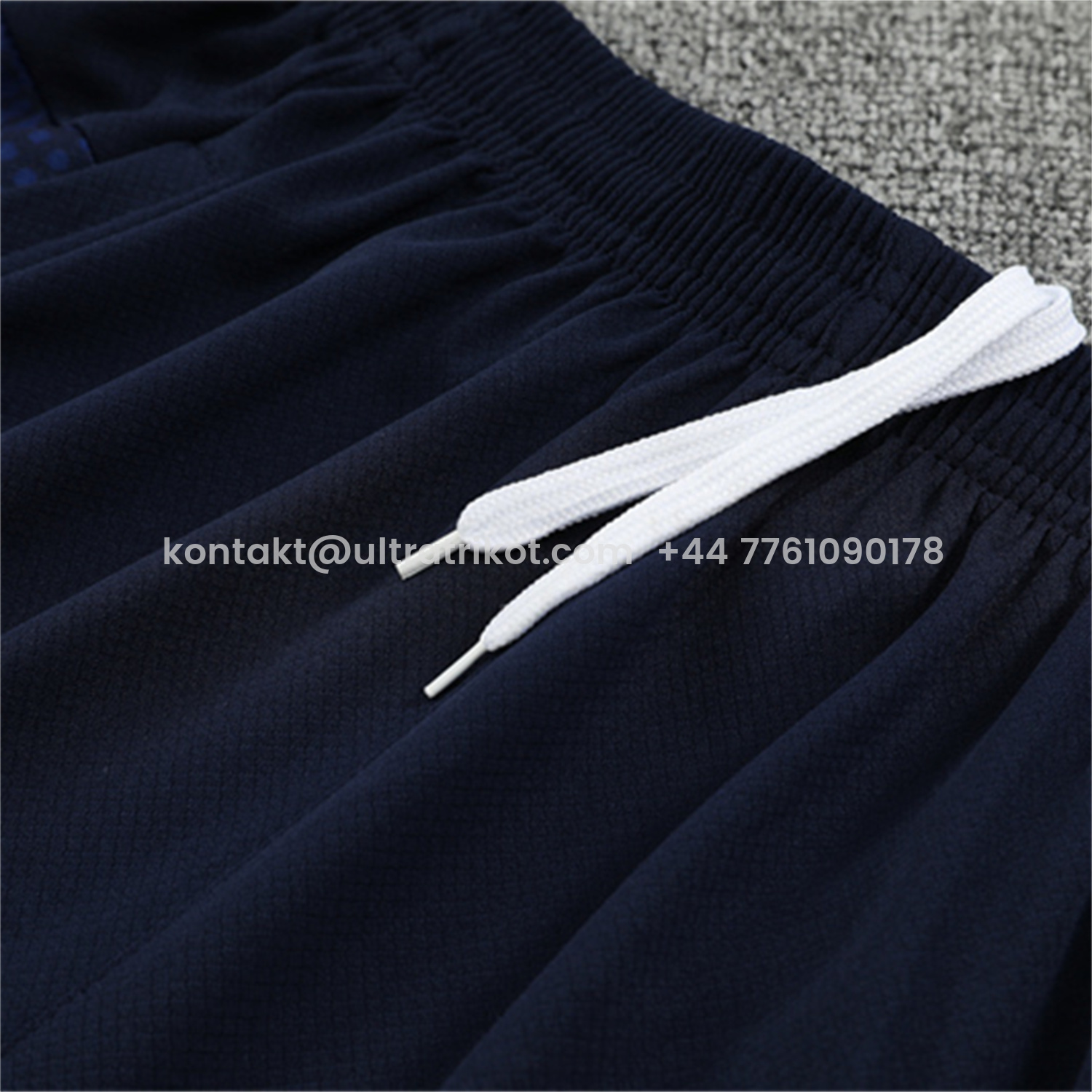 UltraTrikot-Marseille 25-26 Short-Sleeve Training Set - Royal Blue Top & Royal Blue Shorts