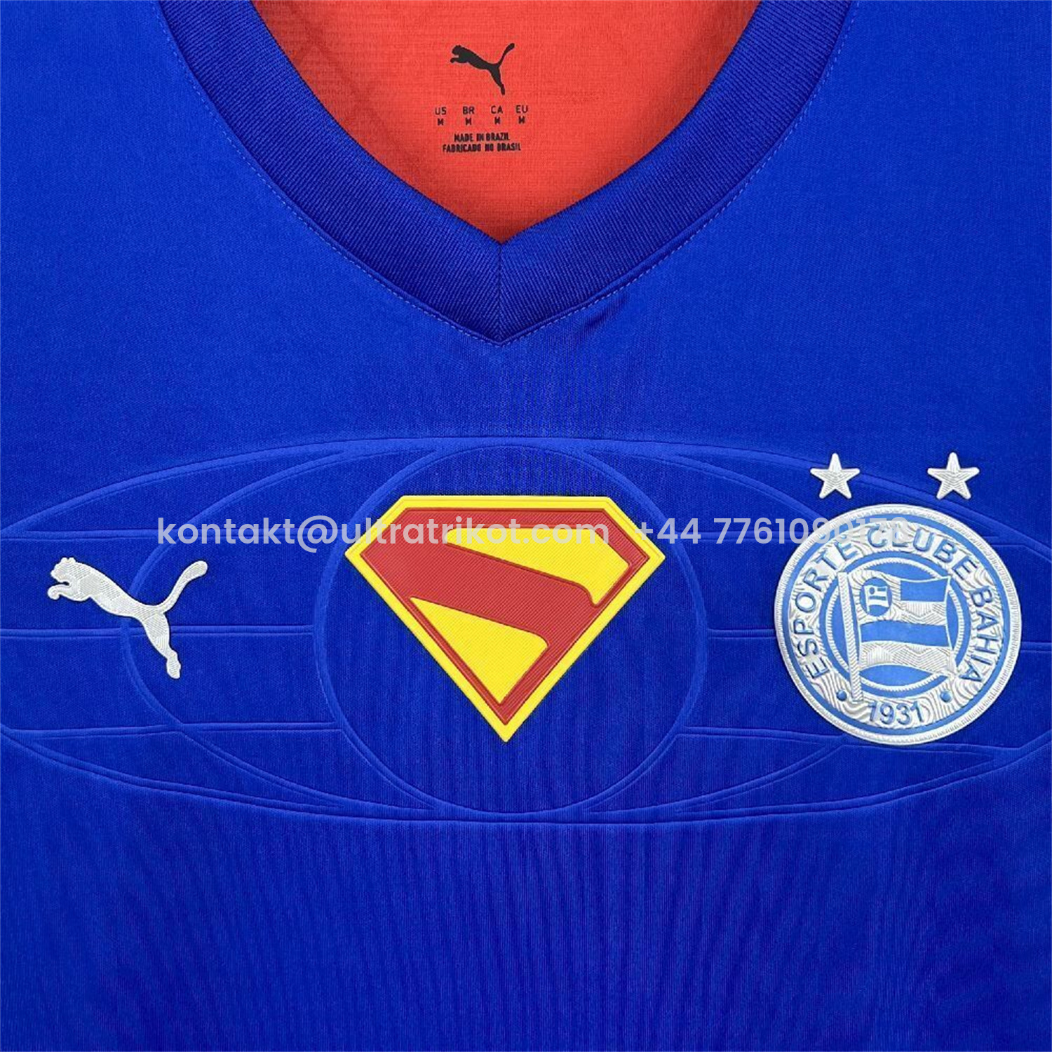 UltraTrikot-Women's Bahia 25-26 Super-Man Blue Special Jersey