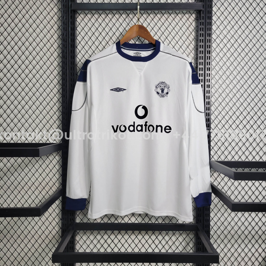 UltraTrikot-Retro Manchester United 99-00 Away Long Sleeve Jersey