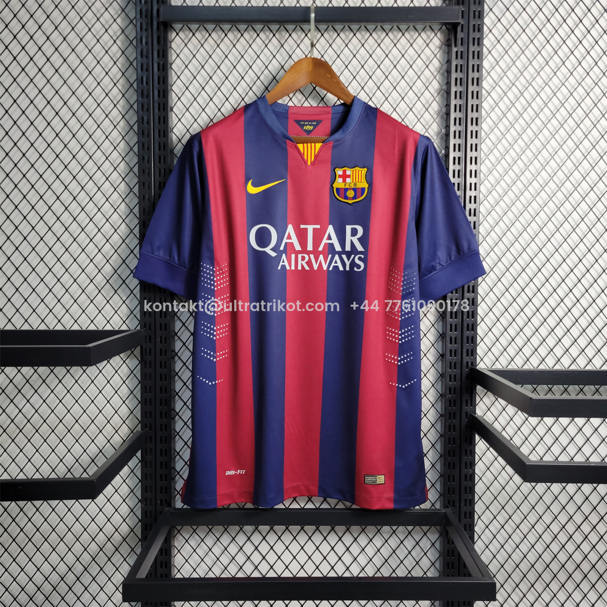 UltraTrikot-Retro Barcelona 14-15 Home Stadium Jersey