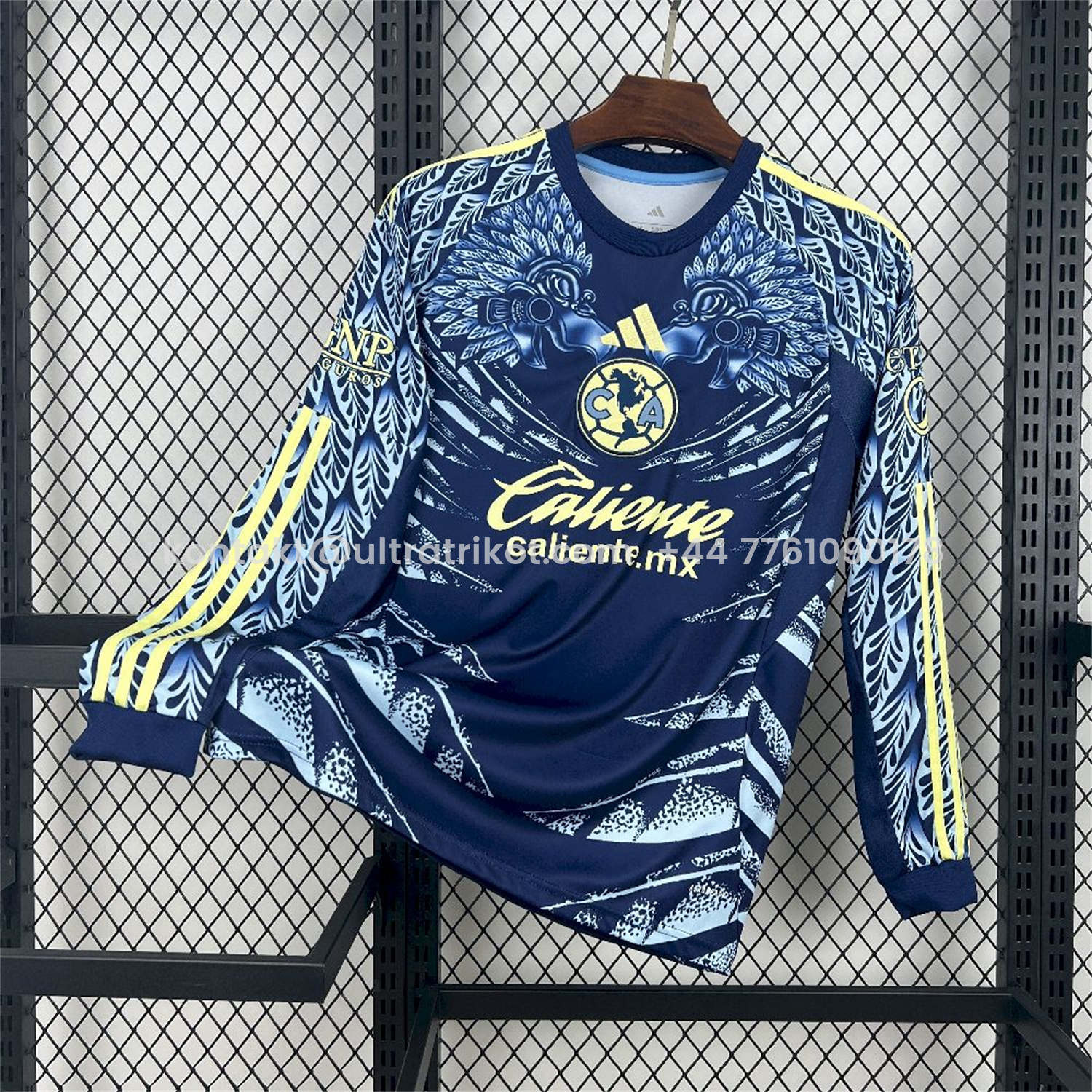 UltraTrikot-Club América 25-26 Away Long Sleeves Jersey - Fans Version