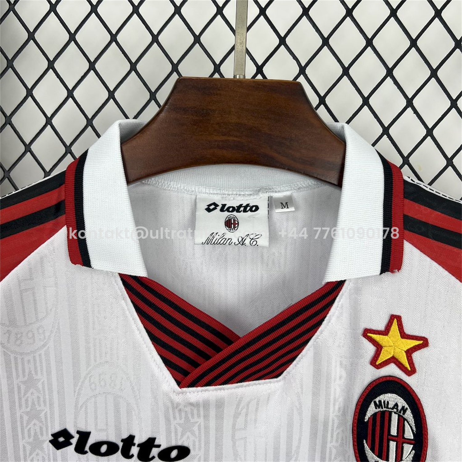 UltraTrikot-Retro AC Milan 1997-98 White Special Jersey