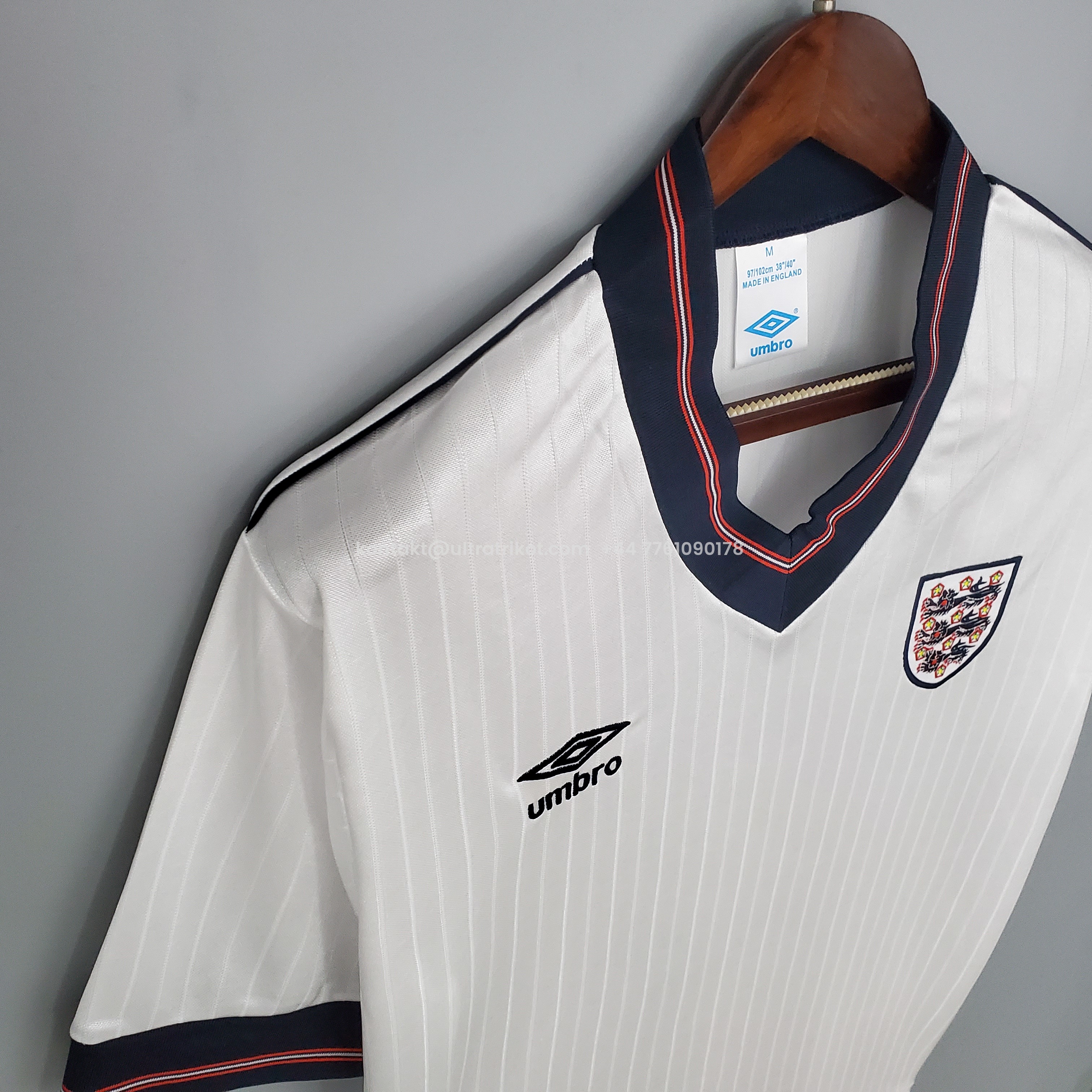 UltraTrikot-Retro England 1984-87 Home Stadium Jersey