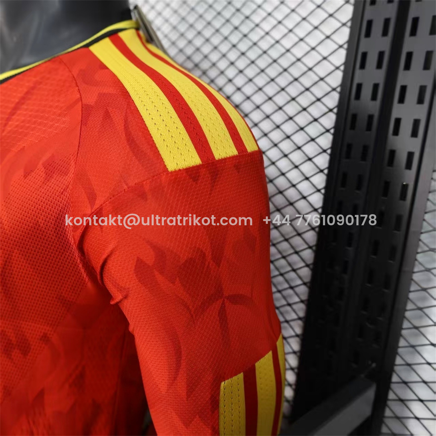 UltraTrikot-Belgium 2026 Home Long Sleeves Jersey - Player Version