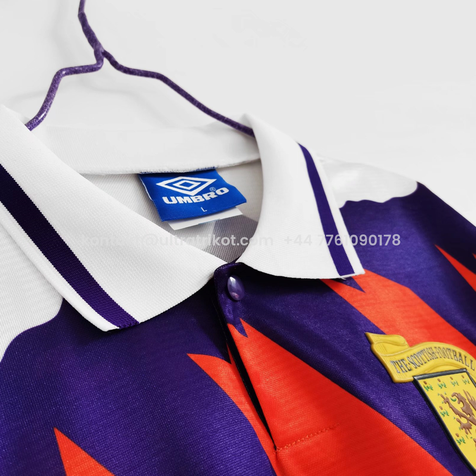UltraTrikot-Retro S-c-o.t l.a-n.d 1992 Away Stadium Jersey