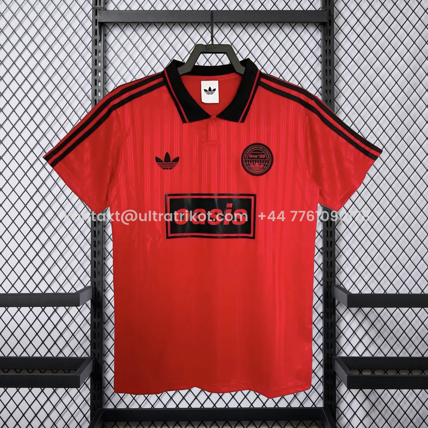 UltraTrikot-Bohemian 25-26 Oasis Originals Tour Red Jersey With Number 25 - Fans Version