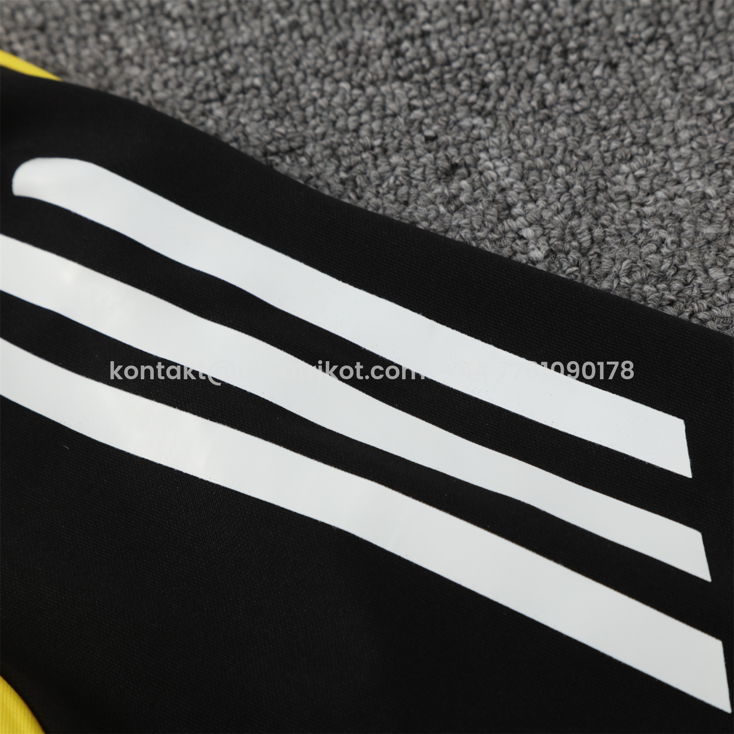 UltraTrikot-Atletico Mineiro 25-26 Long Sleeve Training Set - Yellow Top & Black Pants