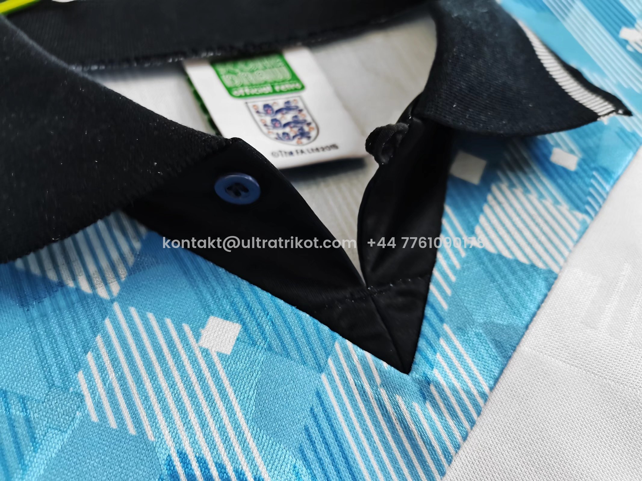 UltraTrikot-Retro England 1990 Three Color Jersey