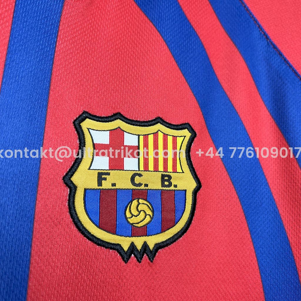 UltraTrikot-Retro Barcelona 1997-98 European Home Jersey