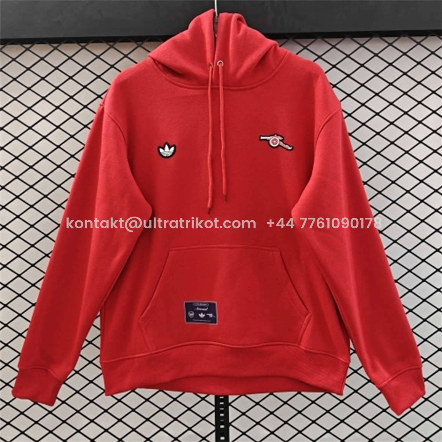 UltraTrikot-Arsenal 25-26 Originals Terrace Icon Unisex Pullover Hoodie