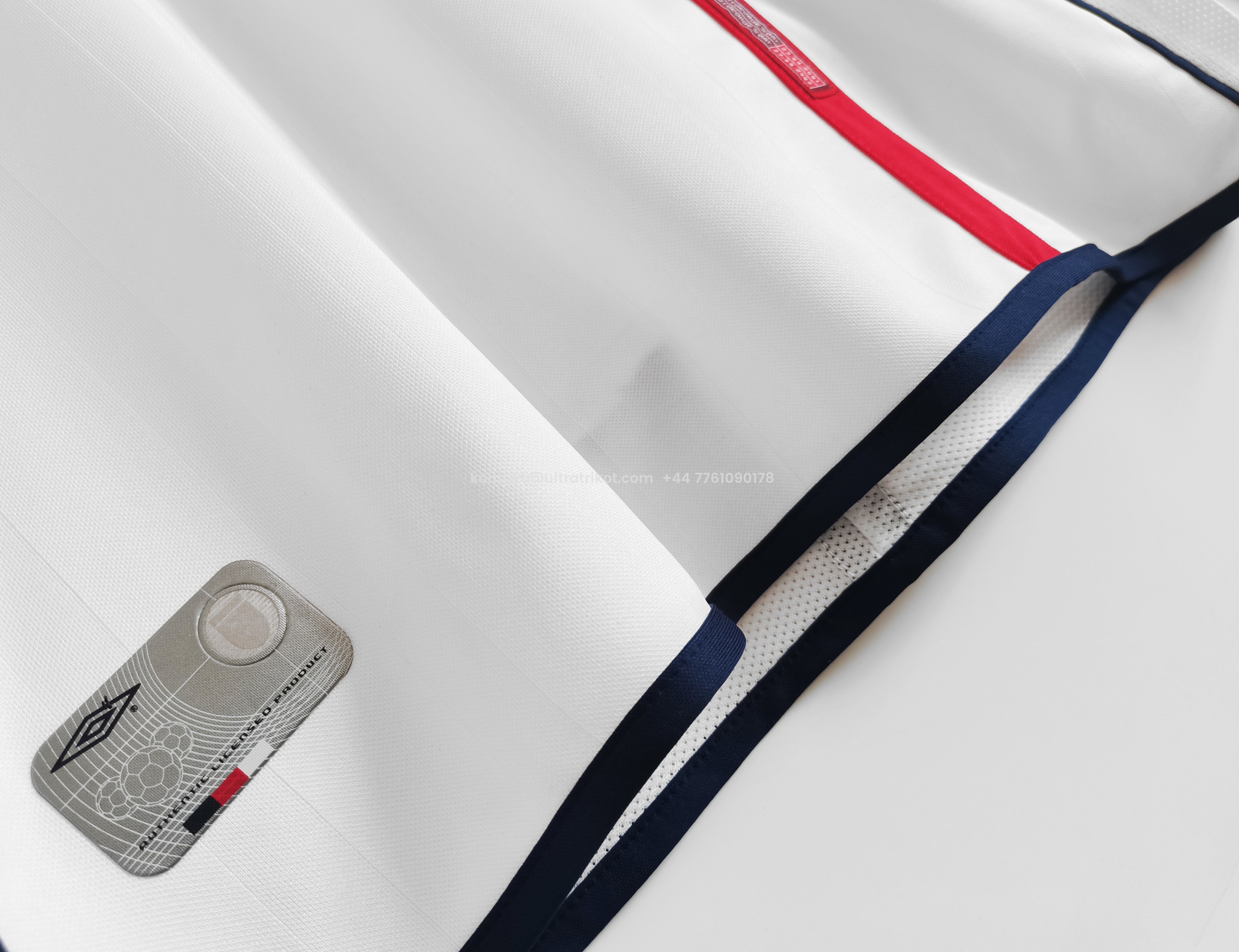 UltraTrikot-Retro England 2002 Home Stadium Long Sleeve Jersey