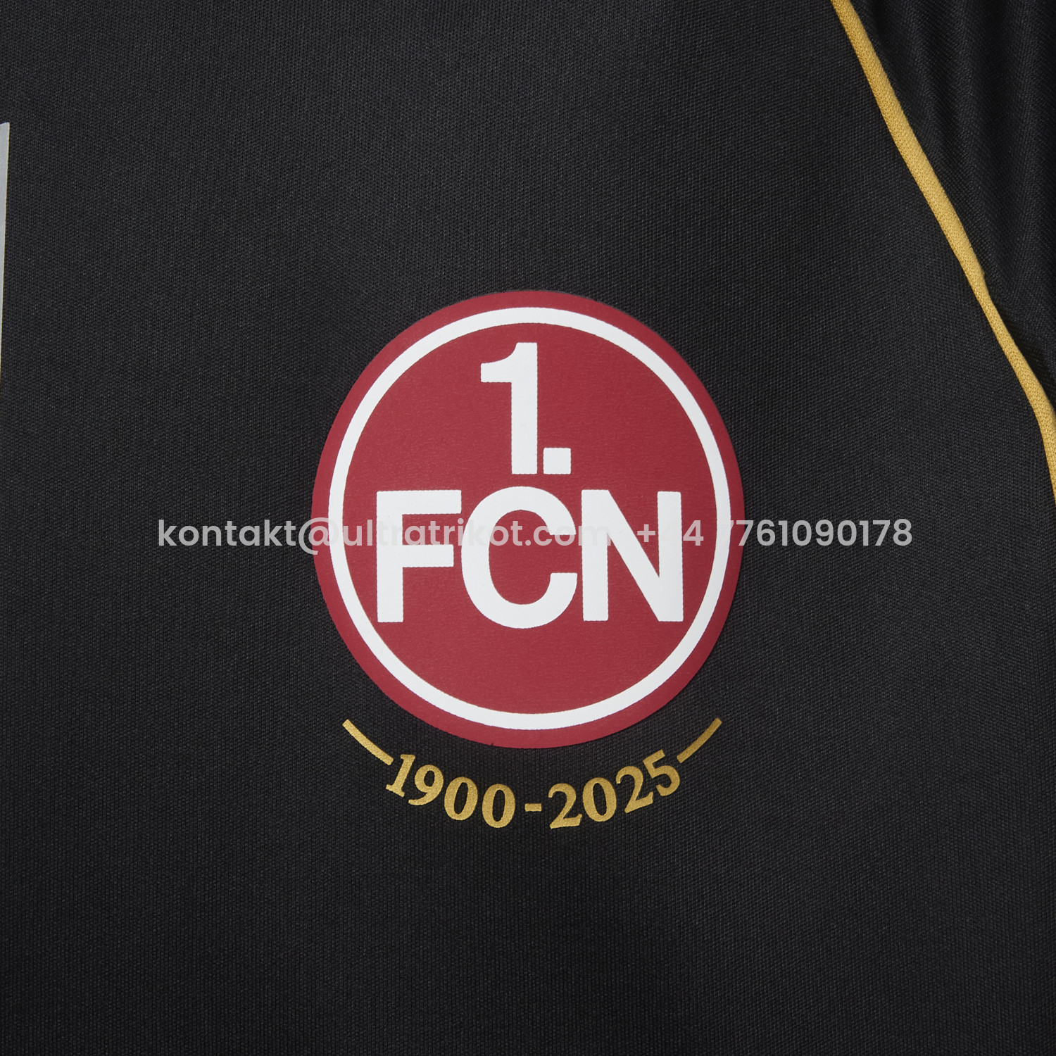 UltraTrikot-Nürnberg 25-26 Black 125-Year Anniversary Jersey - Fans Version