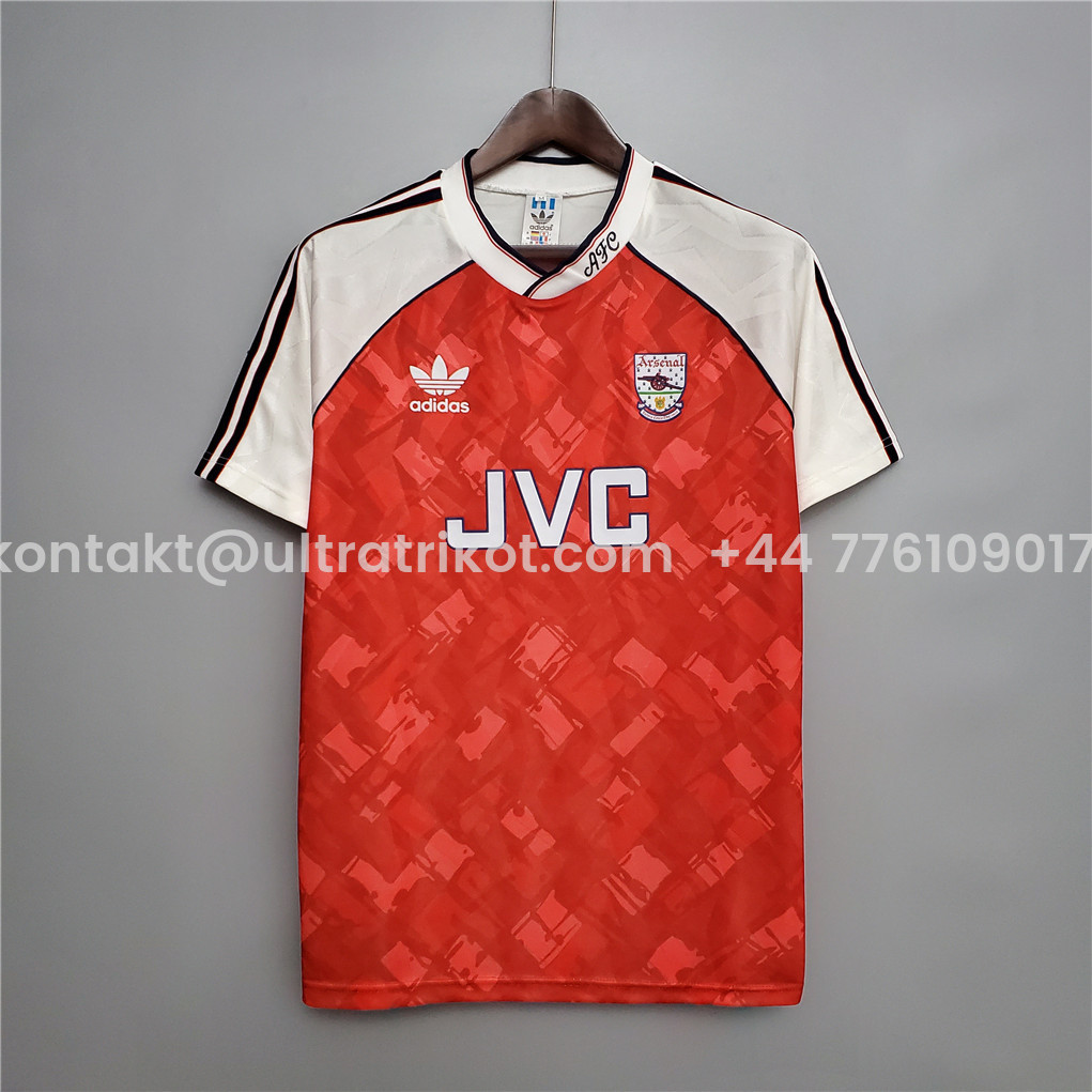 UltraTrikot-Retro Arsenal 90-92 Home Stadium Jersey