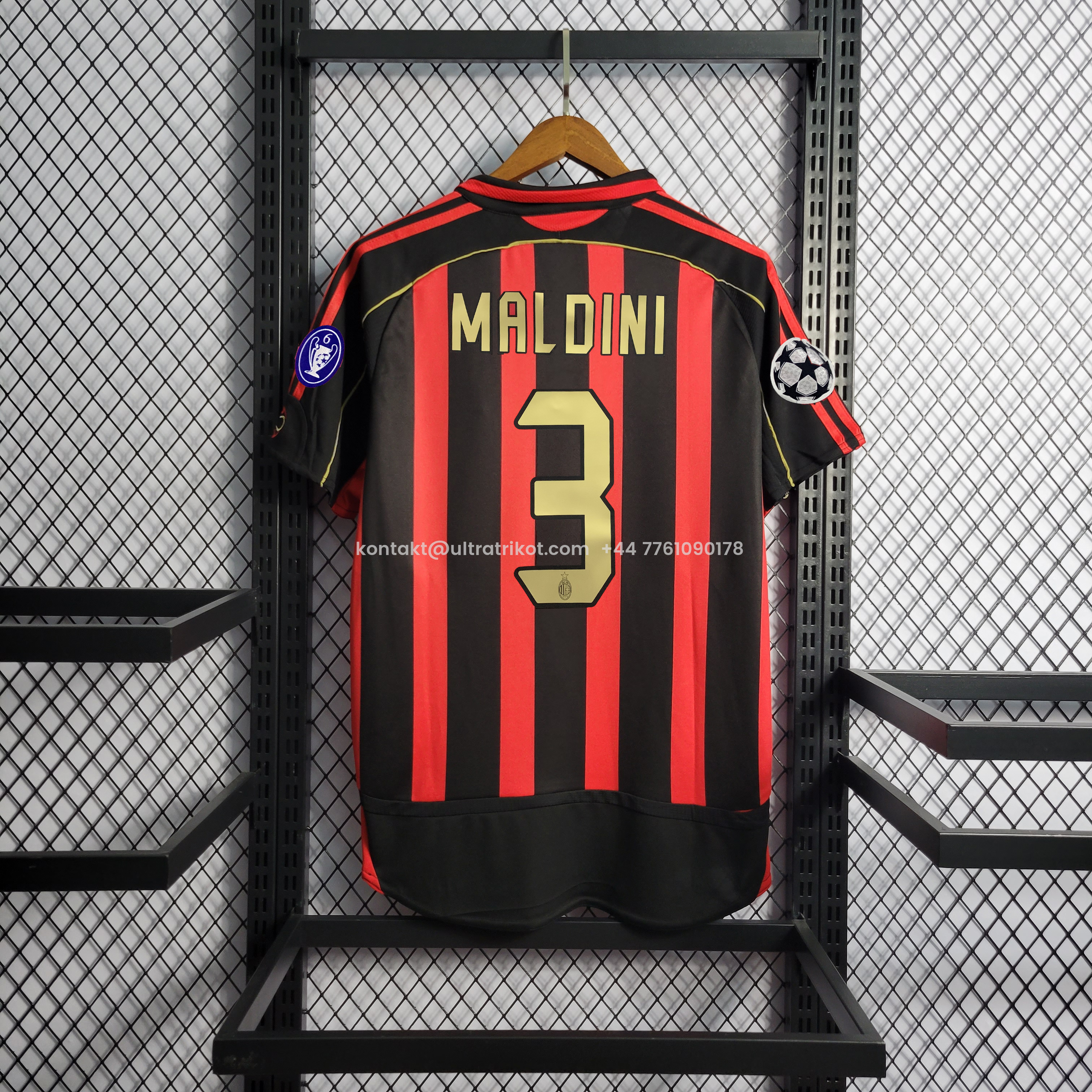 UltraTrikot-Retro AC Milan 06-07 Home Stadium Jersey