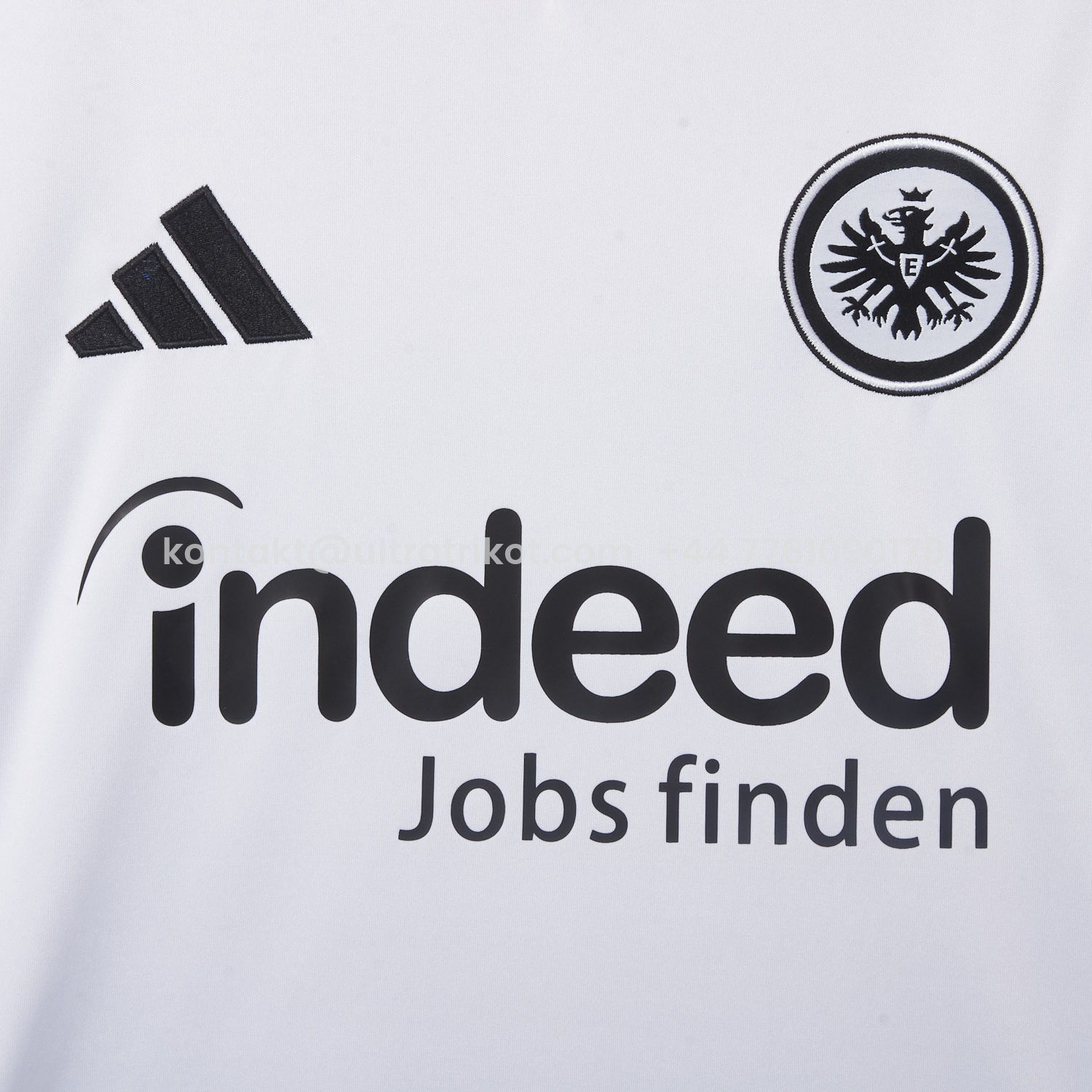 UltraTrikot-Frankfurt 25-26 Away White Jersey - Fans Version