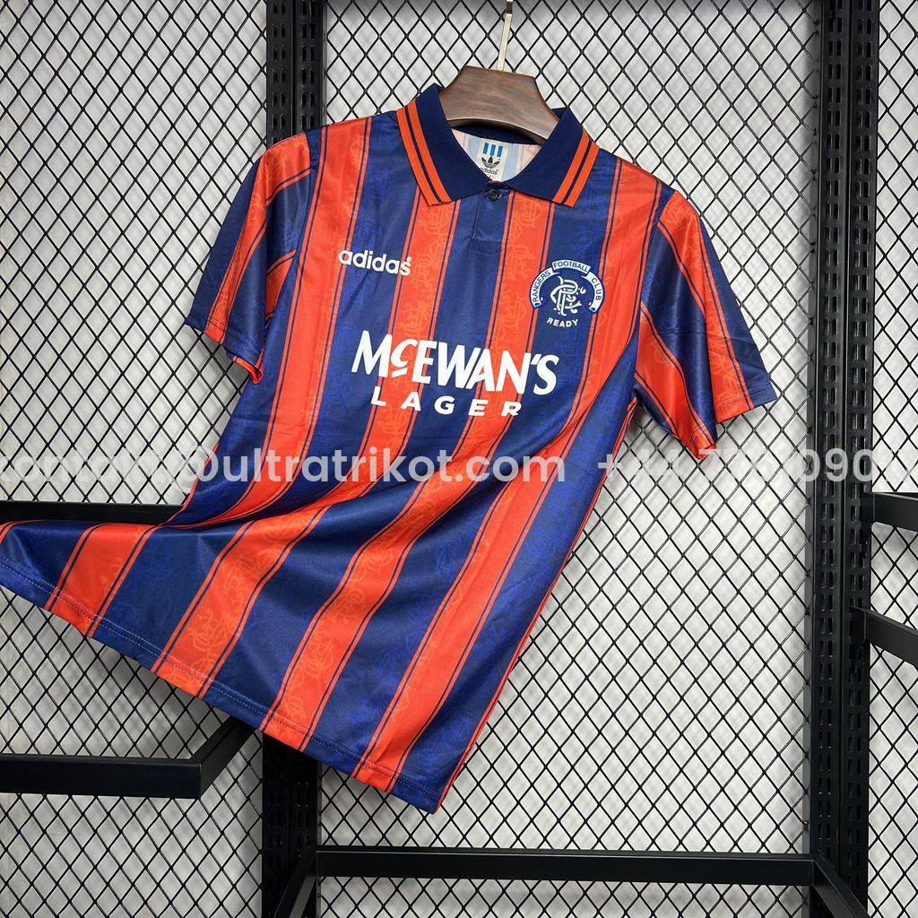 UltraTrikot-Retro Glasgow Rangers 1993-94 Away Stadium Jersey