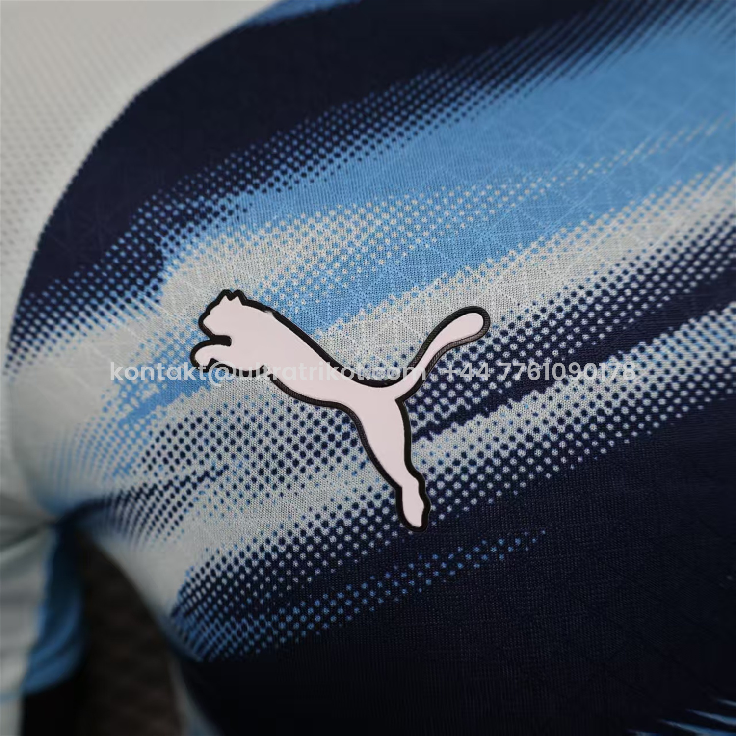 UltraTrikot-Marseille 25-26 Blue Gradient Training Jersey - Player Version