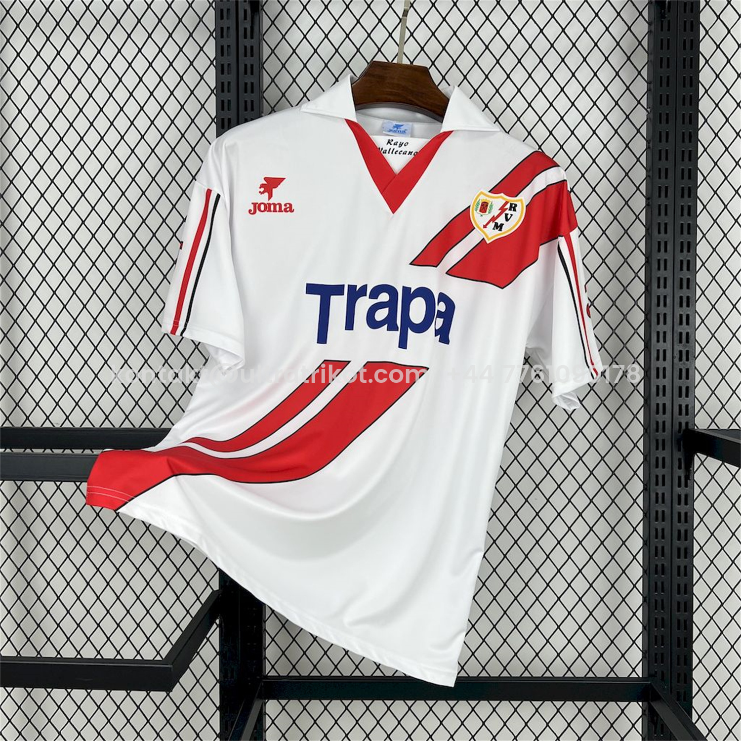 UltraTrikot-Retro Rayo Vallecano 1997-98 Home Jersey