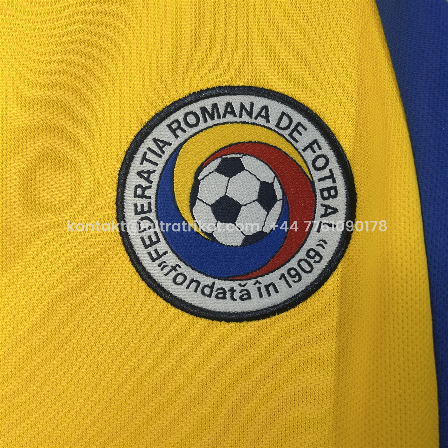 UltraTrikot-Retro Romania 2000 Home Jersey