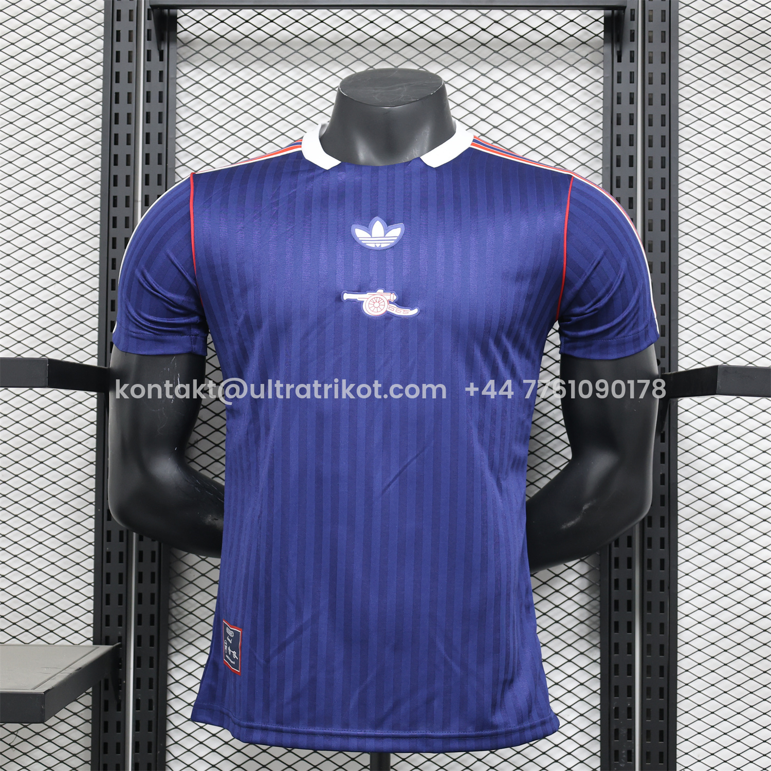 UltraTrikot-Arsenal 24-25 Blue Icon Retro Jersey - Player Version