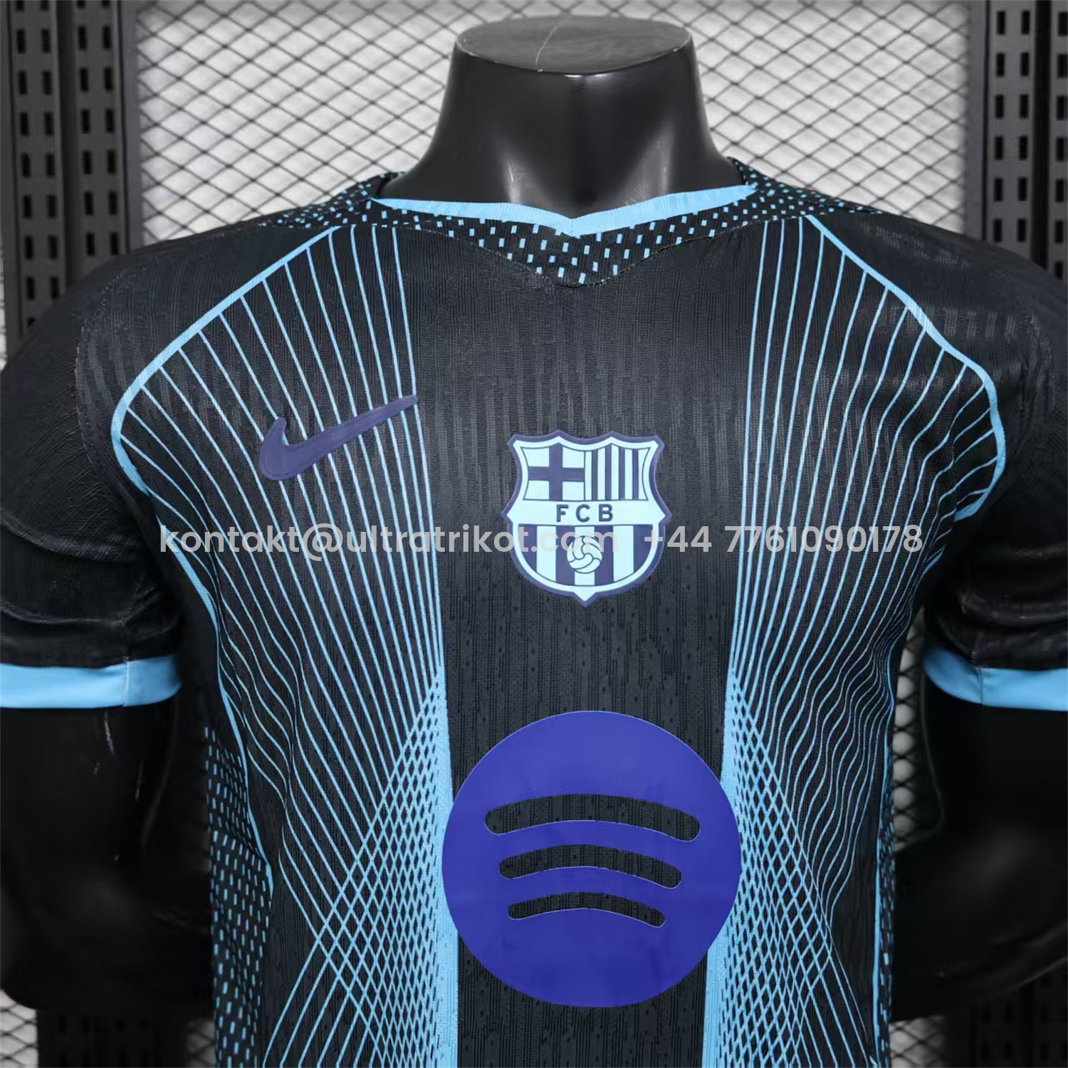 UltraTrikot-Barcelona 25-26 T90 Black Special Jersey - Player Version