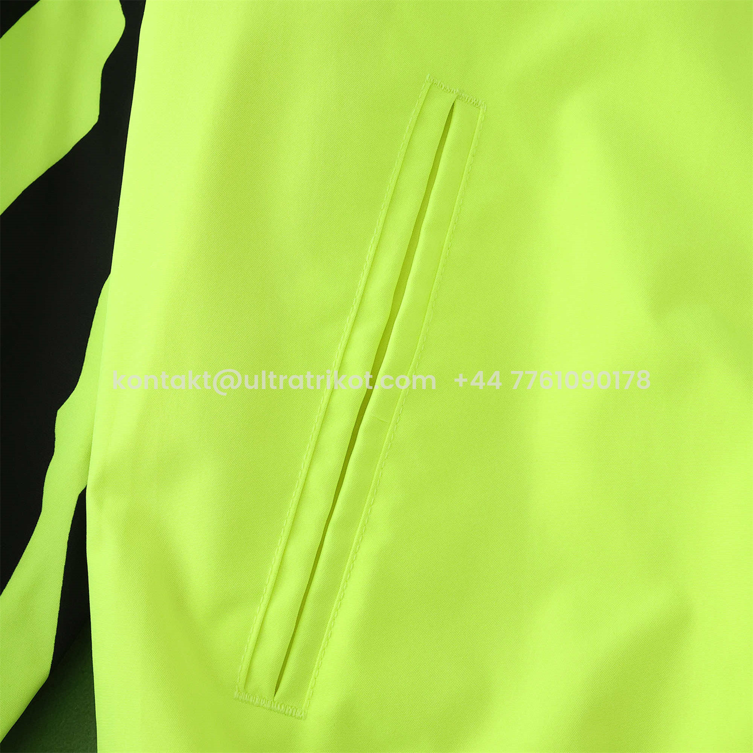 UltraTrikot-Dortmund 25-26 Double Sided Reversible Windbreaker - Green & Yellow