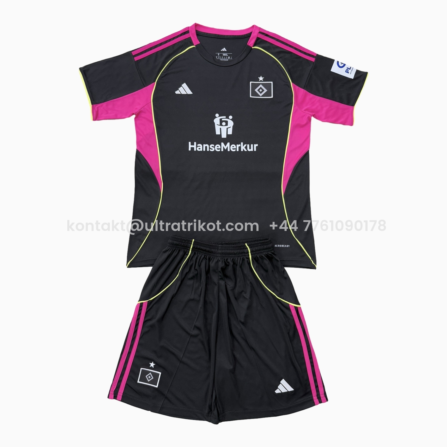 UltraTrikot-Hamburger SV 25-26 Third Men's Adult Jersey Set - Fans Version