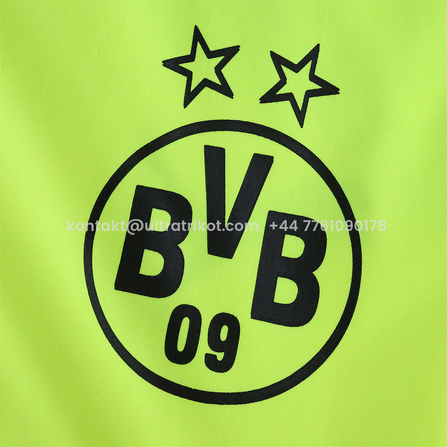 UltraTrikot-Dortmund 25-26 Double Sided Reversible Windbreaker - Green & Yellow
