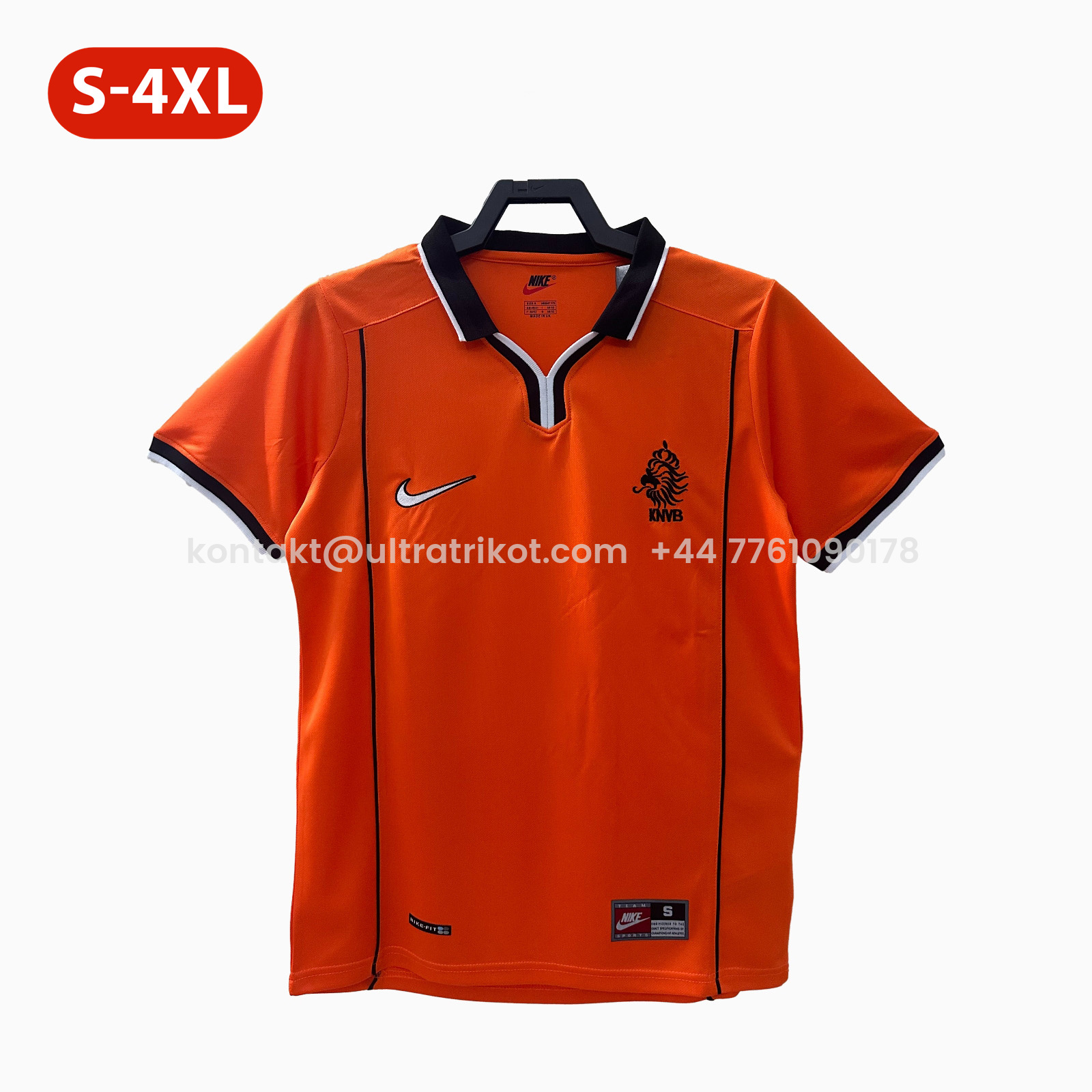 UltraTrikot-Retro Netherlands 1998 Home Jersey