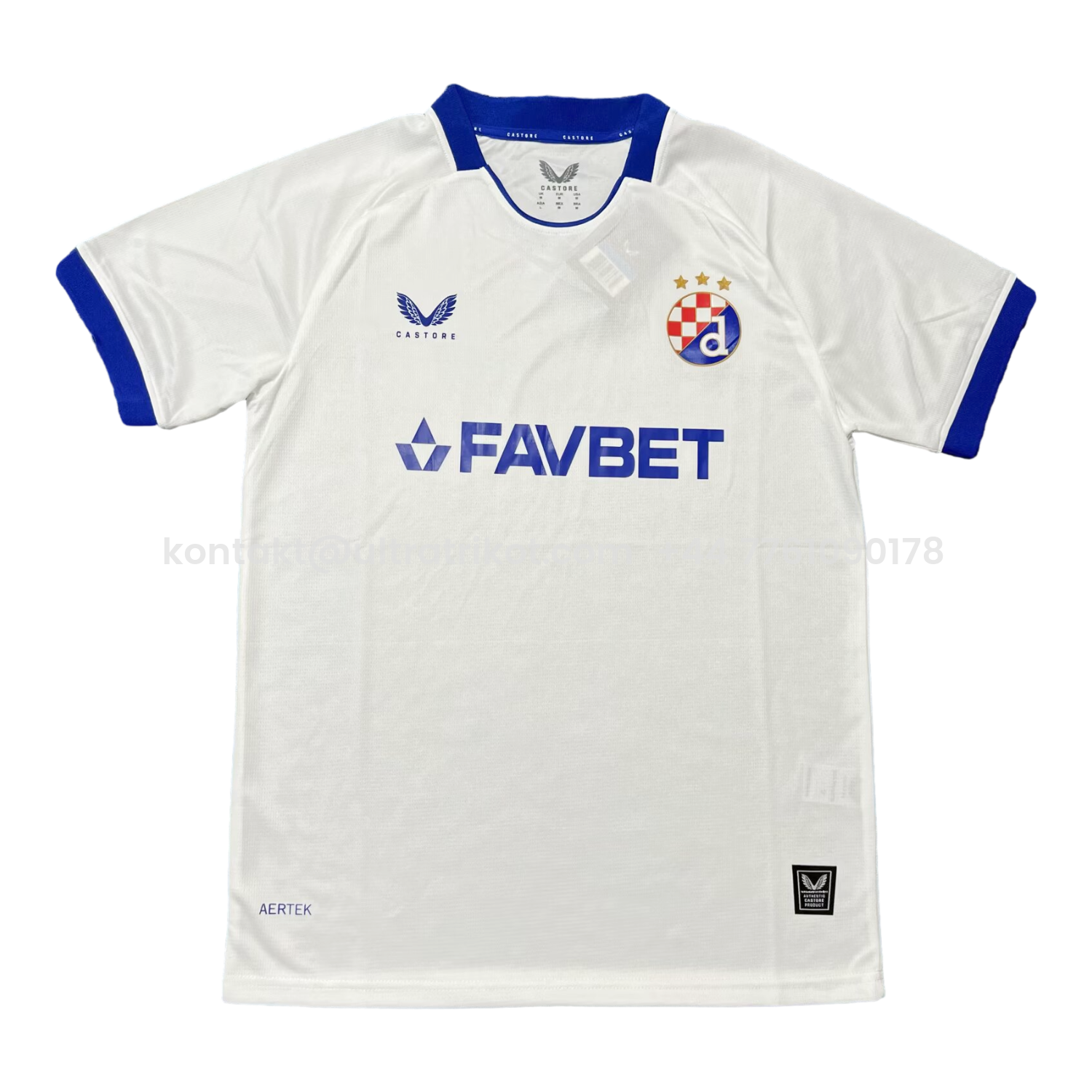 UltraTrikot-Dinamo Zagreb 25-26 Away White Jersey - Fans Version