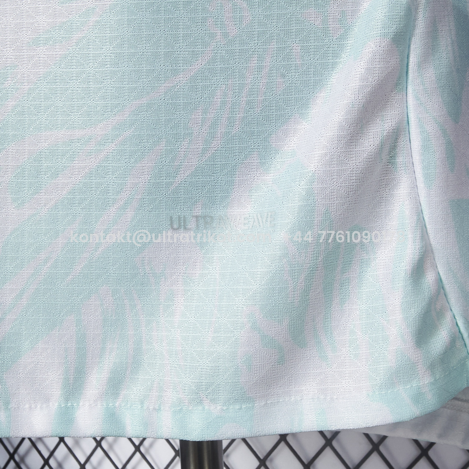 UltraTrikot-Portugal 2026 Away White And Cyan Jersey - Player Version