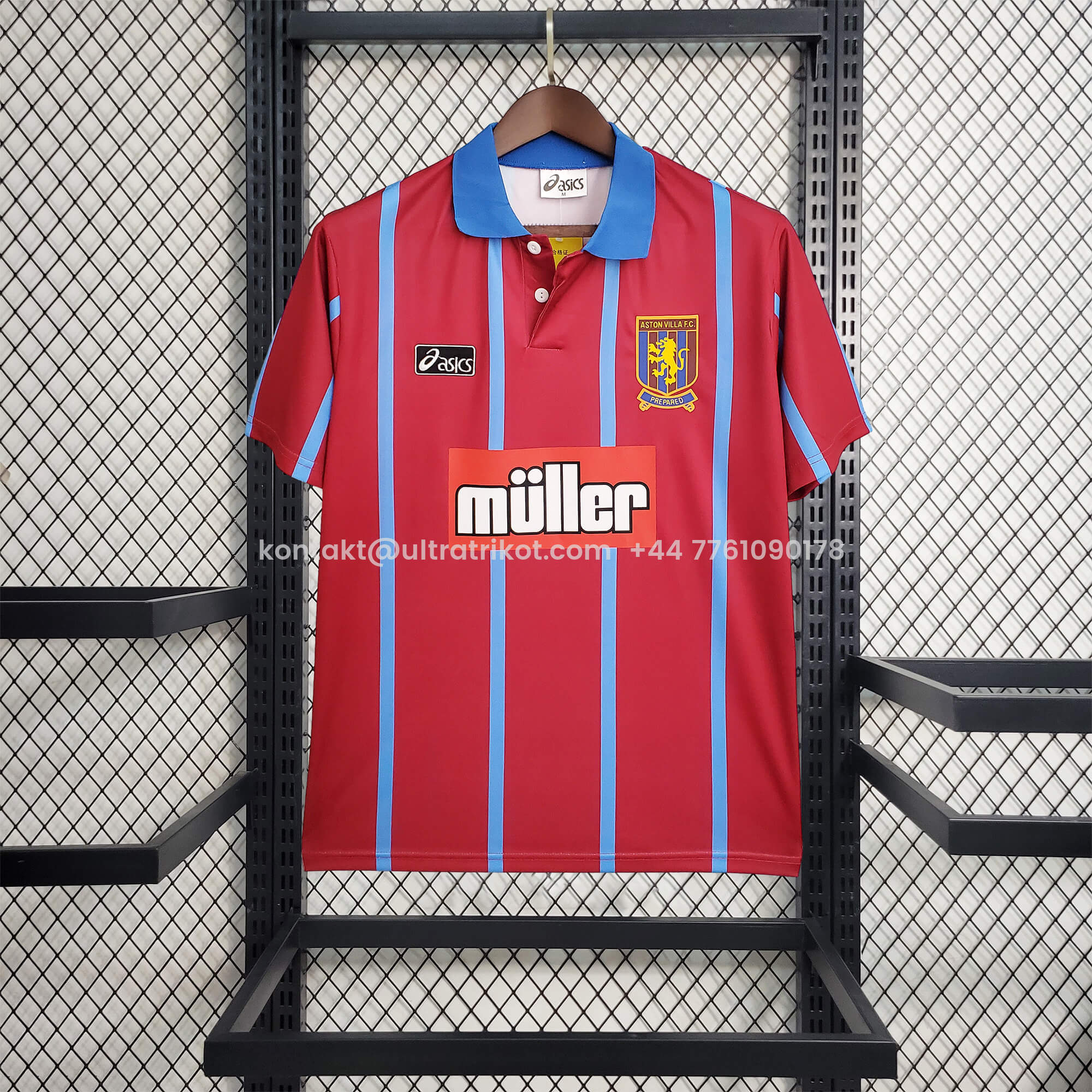 UltraTrikot-Retro Aston Villa 1993-95 Home Stadium Jersey